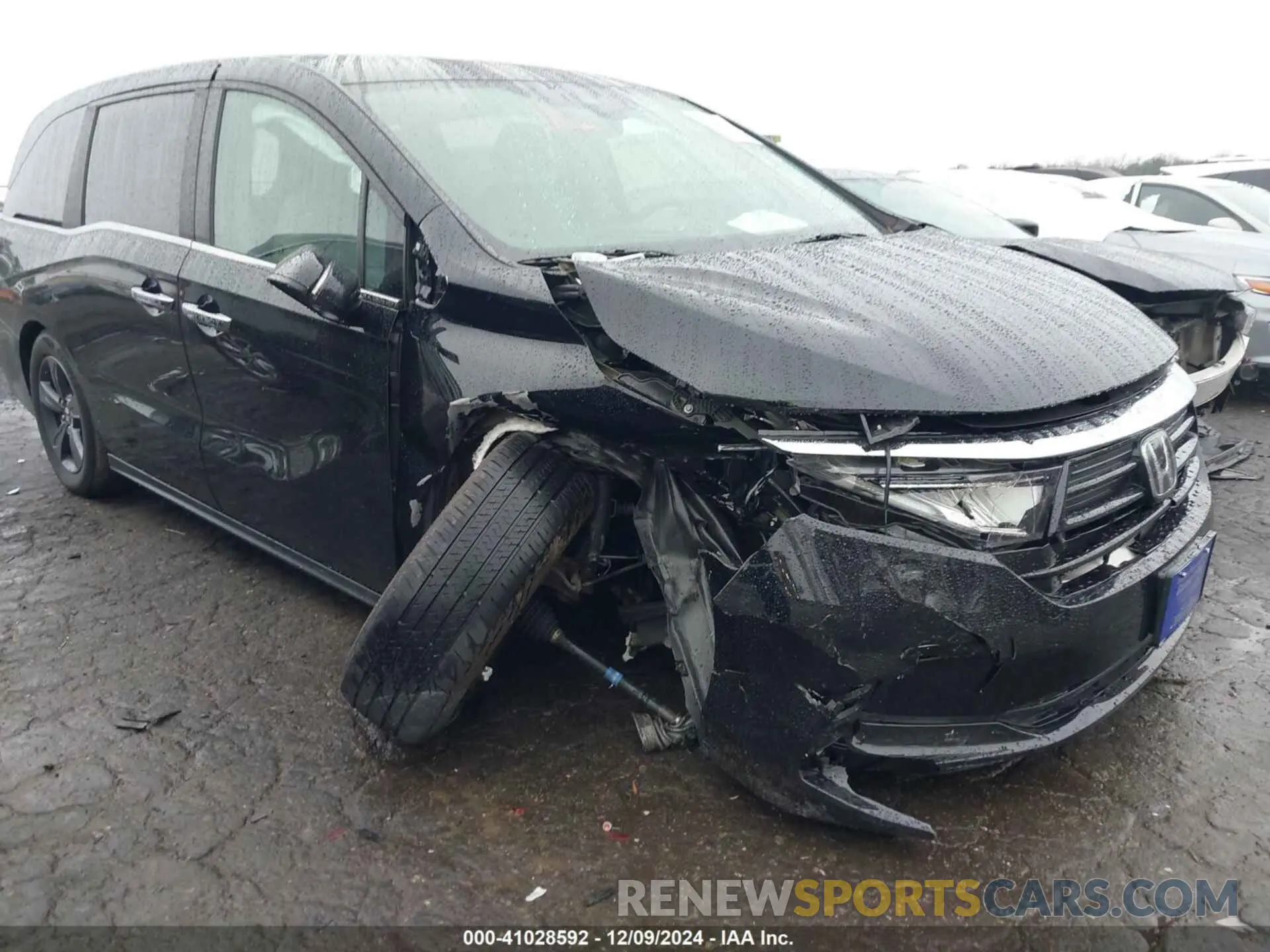 6 fotografías del automóvil dañado 5FNRL6H53MB010305 HONDA ODYSSEY 2021
