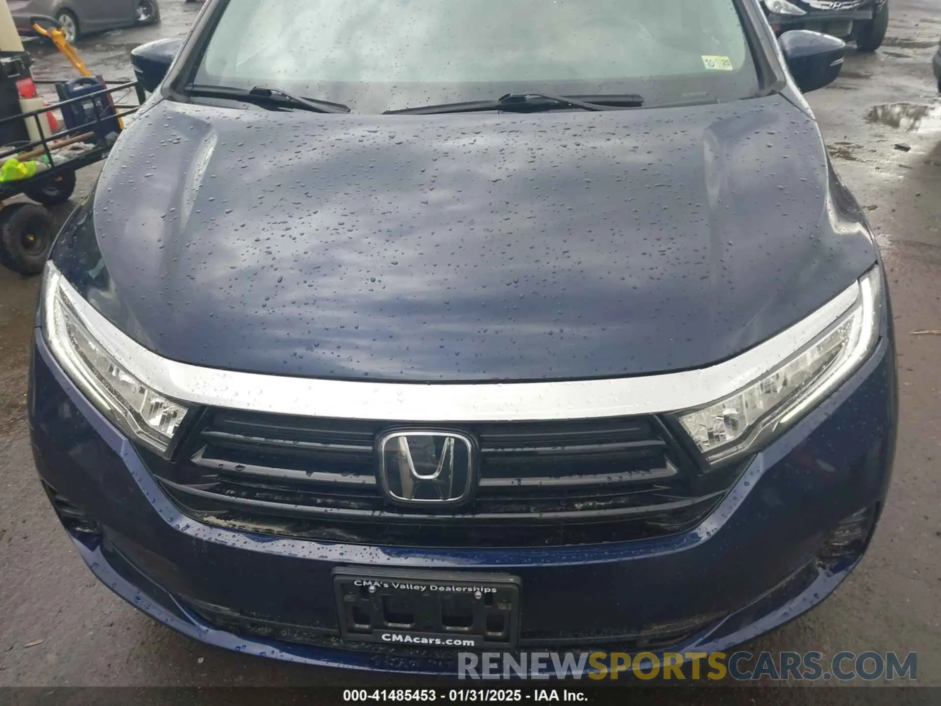 12 fotografías del automóvil dañado 5FNRL6H55MB018776 HONDA ODYSSEY 2021
