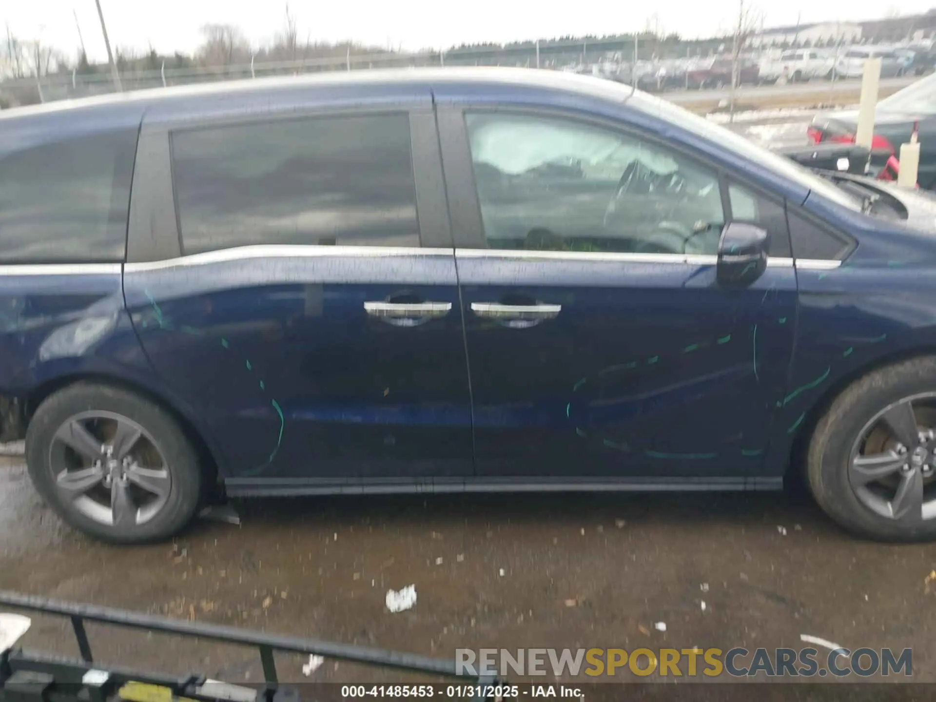 13 fotografías del automóvil dañado 5FNRL6H55MB018776 HONDA ODYSSEY 2021