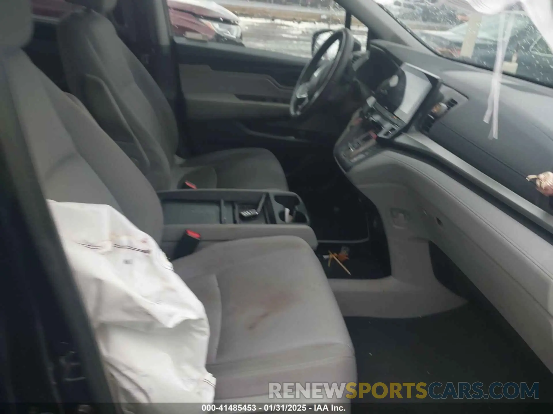 5 fotografías del automóvil dañado 5FNRL6H55MB018776 HONDA ODYSSEY 2021