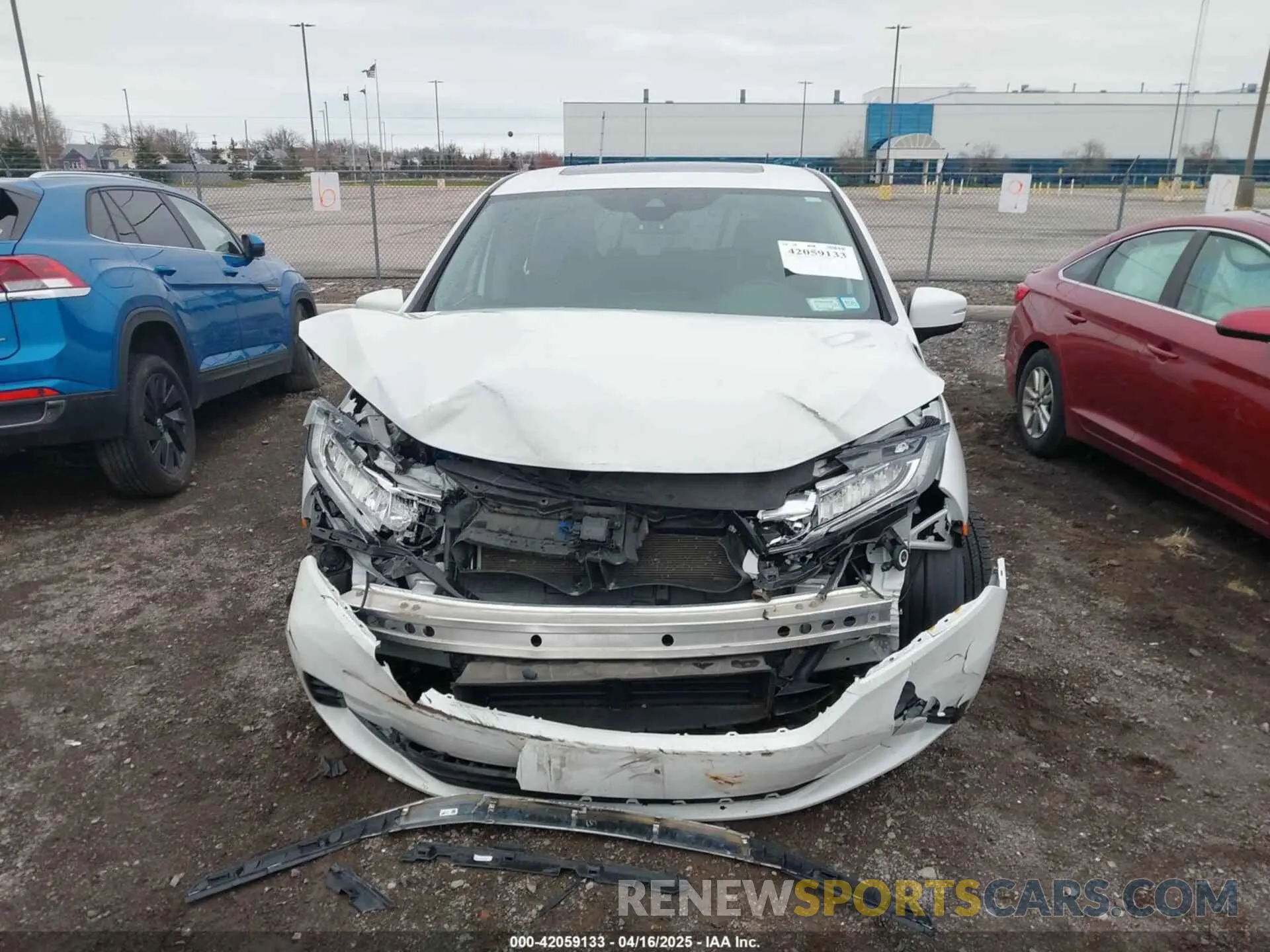 11 fotografías del automóvil dañado 5FNRL6H71MB039822 HONDA ODYSSEY 2021