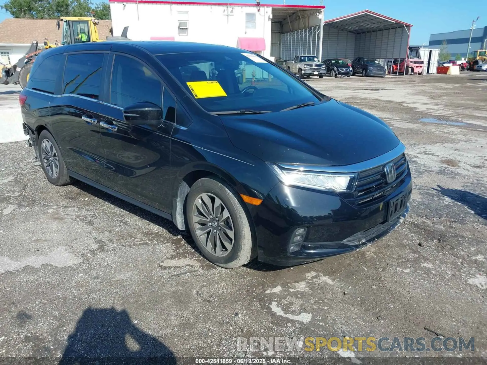 1 fotografías del automóvil dañado 5FNRL6H73MB027655 HONDA ODYSSEY 2021