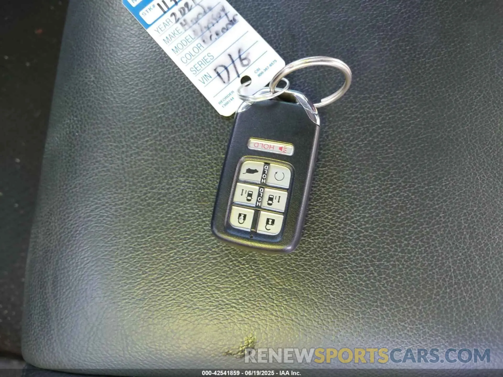 11 fotografías del automóvil dañado 5FNRL6H73MB027655 HONDA ODYSSEY 2021