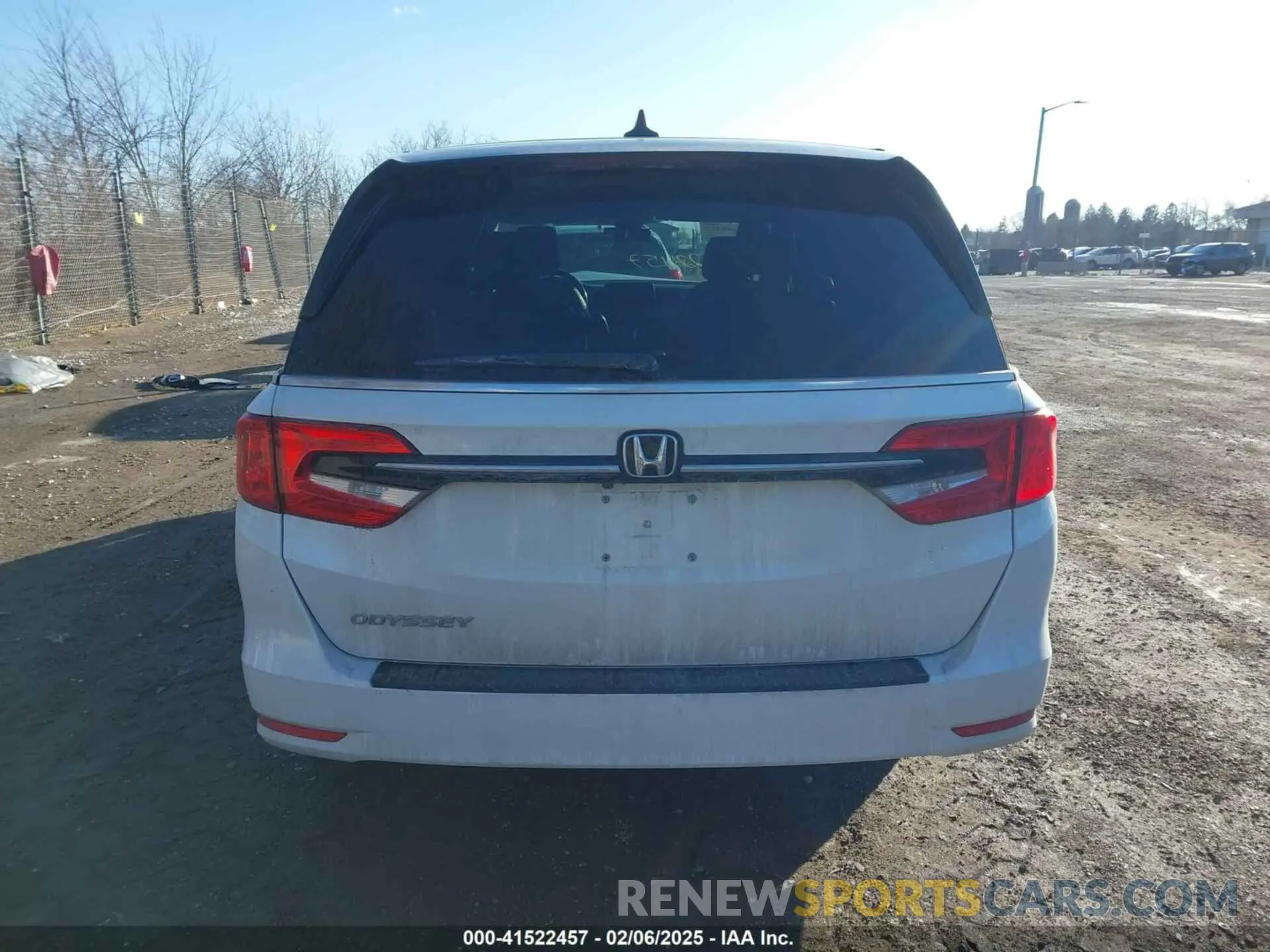 16 fotografías del automóvil dañado 5FNRL6H75MB008041 HONDA ODYSSEY 2021