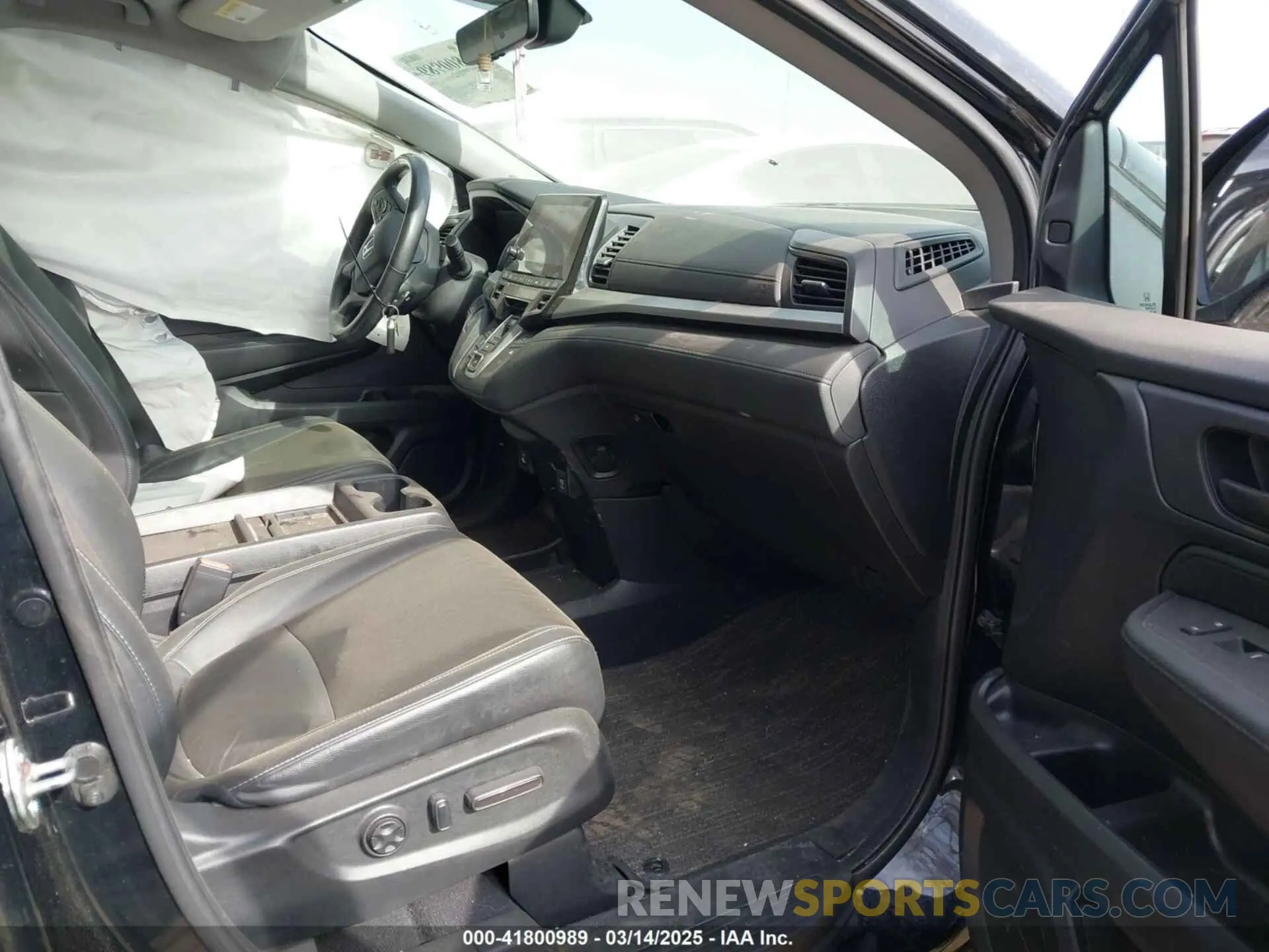 5 fotografías del automóvil dañado 5FNRL6H76MB013748 HONDA ODYSSEY 2021
