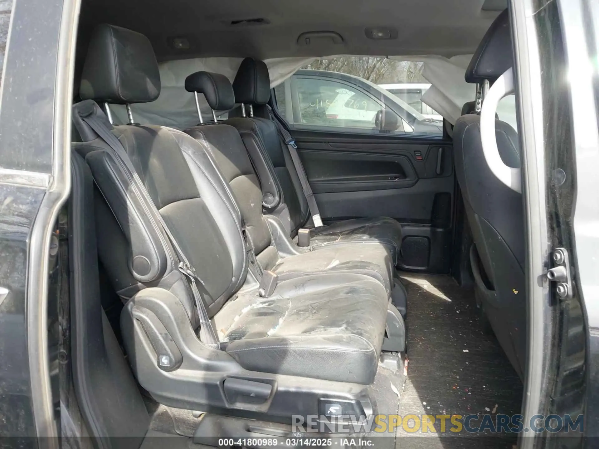 8 fotografías del automóvil dañado 5FNRL6H76MB013748 HONDA ODYSSEY 2021