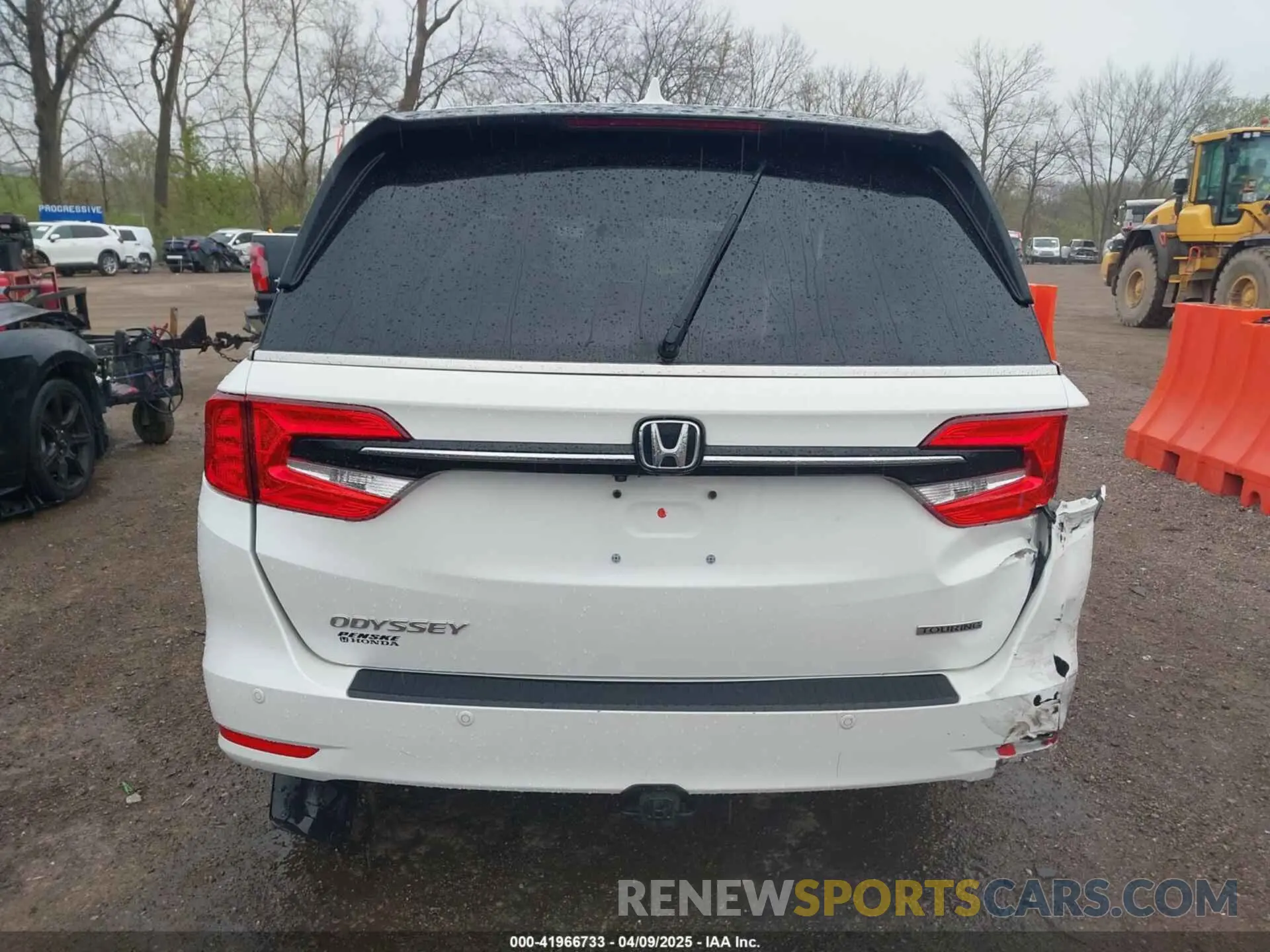 17 fotografías del automóvil dañado 5FNRL6H80MB008330 HONDA ODYSSEY 2021