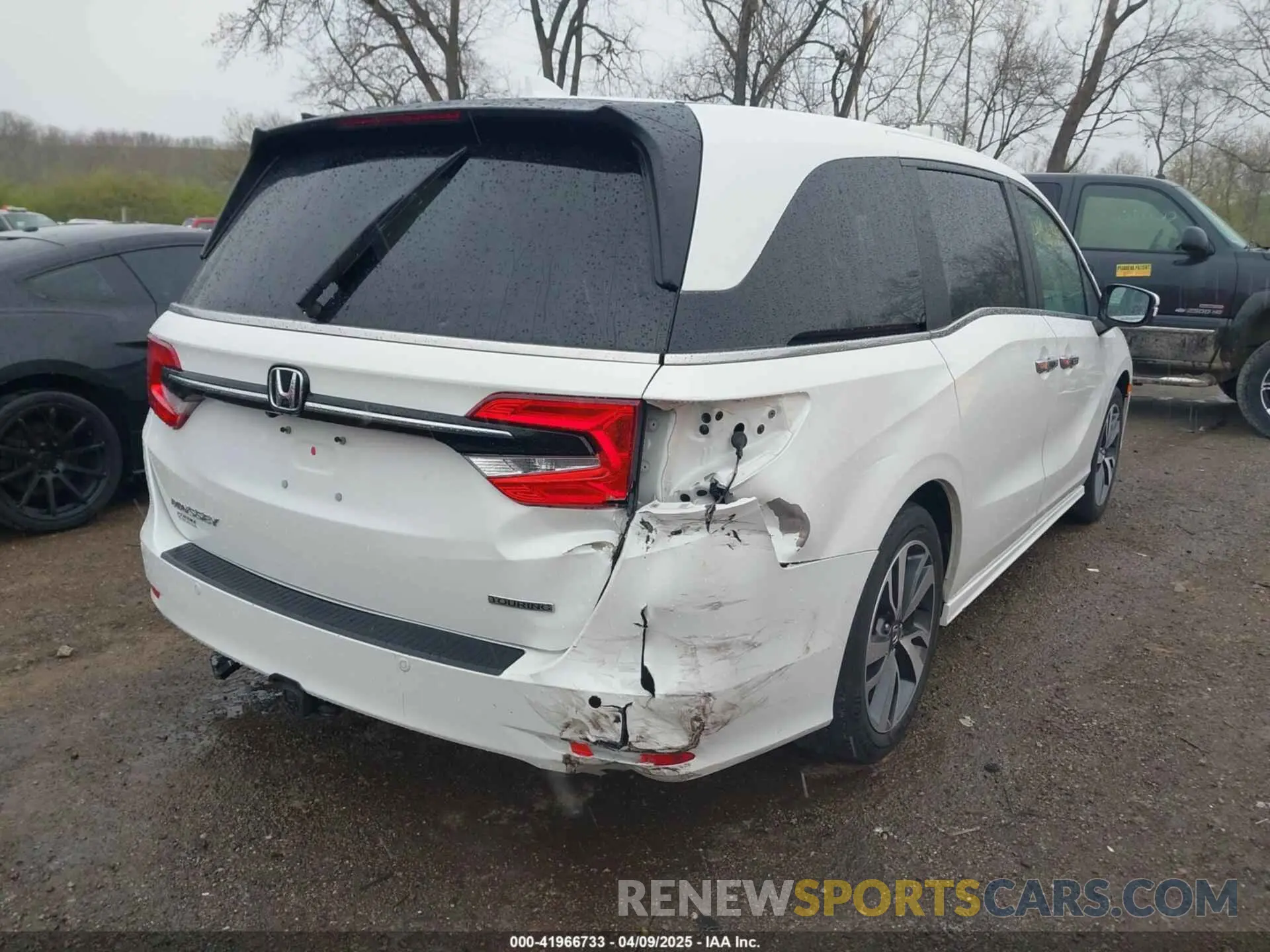 6 fotografías del automóvil dañado 5FNRL6H80MB008330 HONDA ODYSSEY 2021