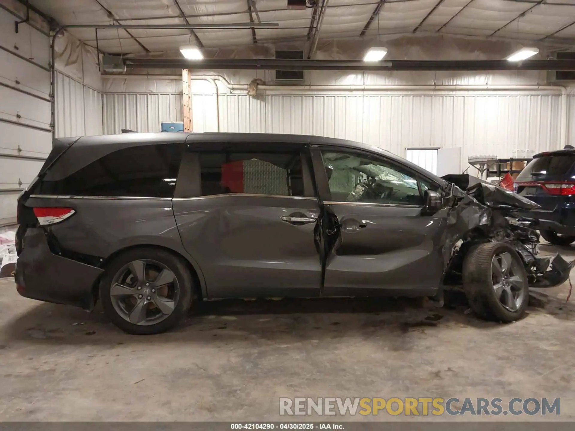 14 fotografías del automóvil dañado 5FNRL6H82MB025923 HONDA ODYSSEY 2021