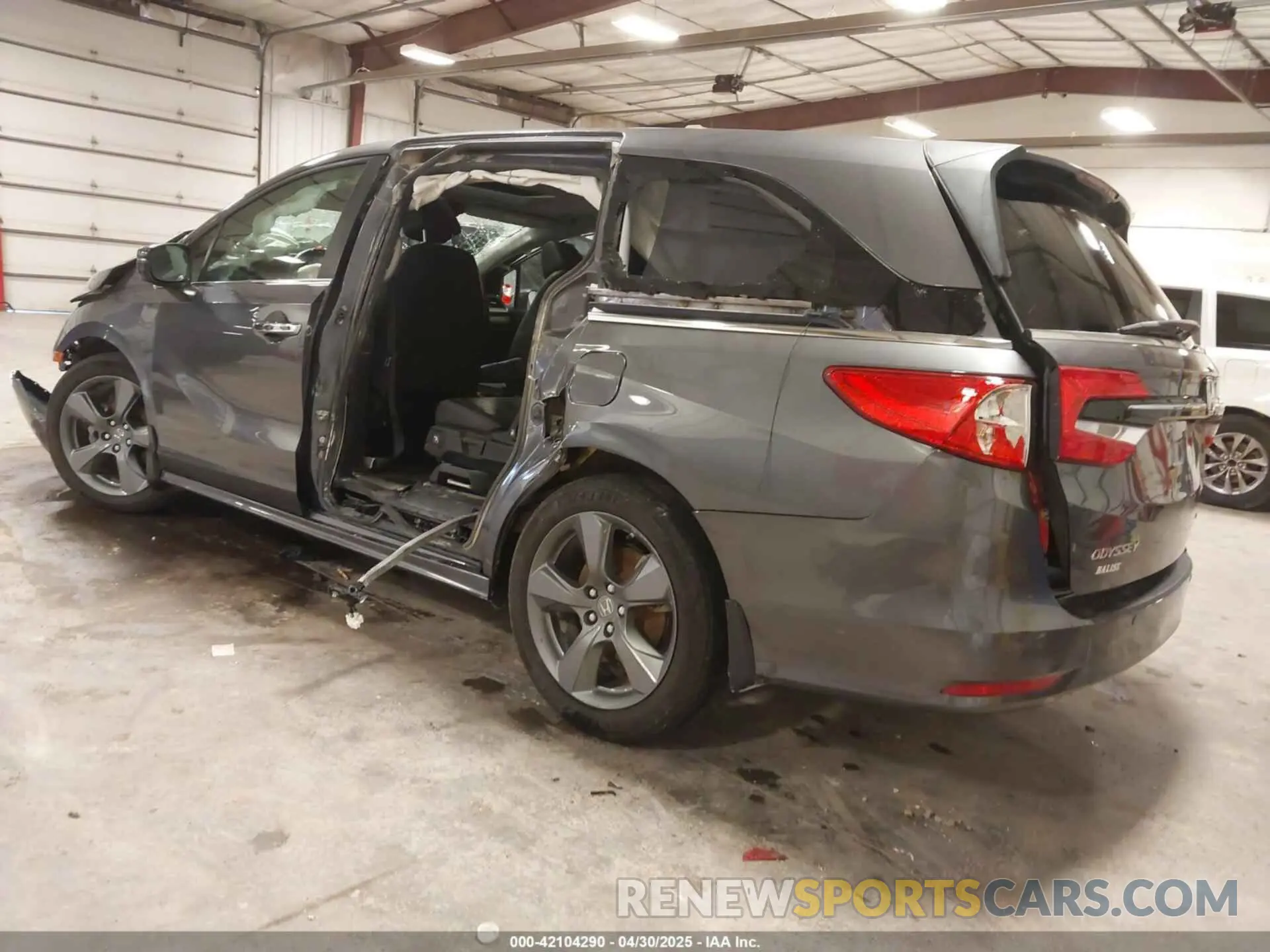 3 fotografías del automóvil dañado 5FNRL6H82MB025923 HONDA ODYSSEY 2021