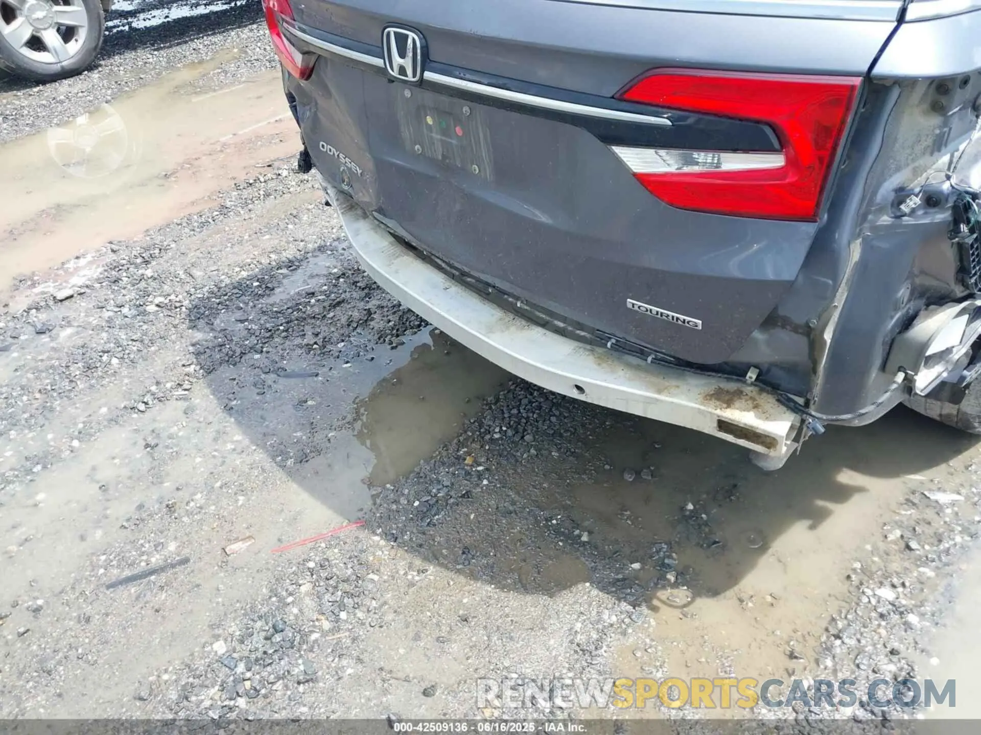 6 fotografías del automóvil dañado 5FNRL6H86MB013953 HONDA ODYSSEY 2021