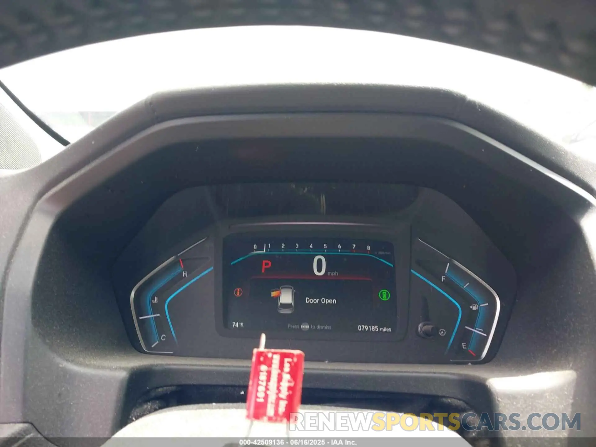 7 fotografías del automóvil dañado 5FNRL6H86MB013953 HONDA ODYSSEY 2021