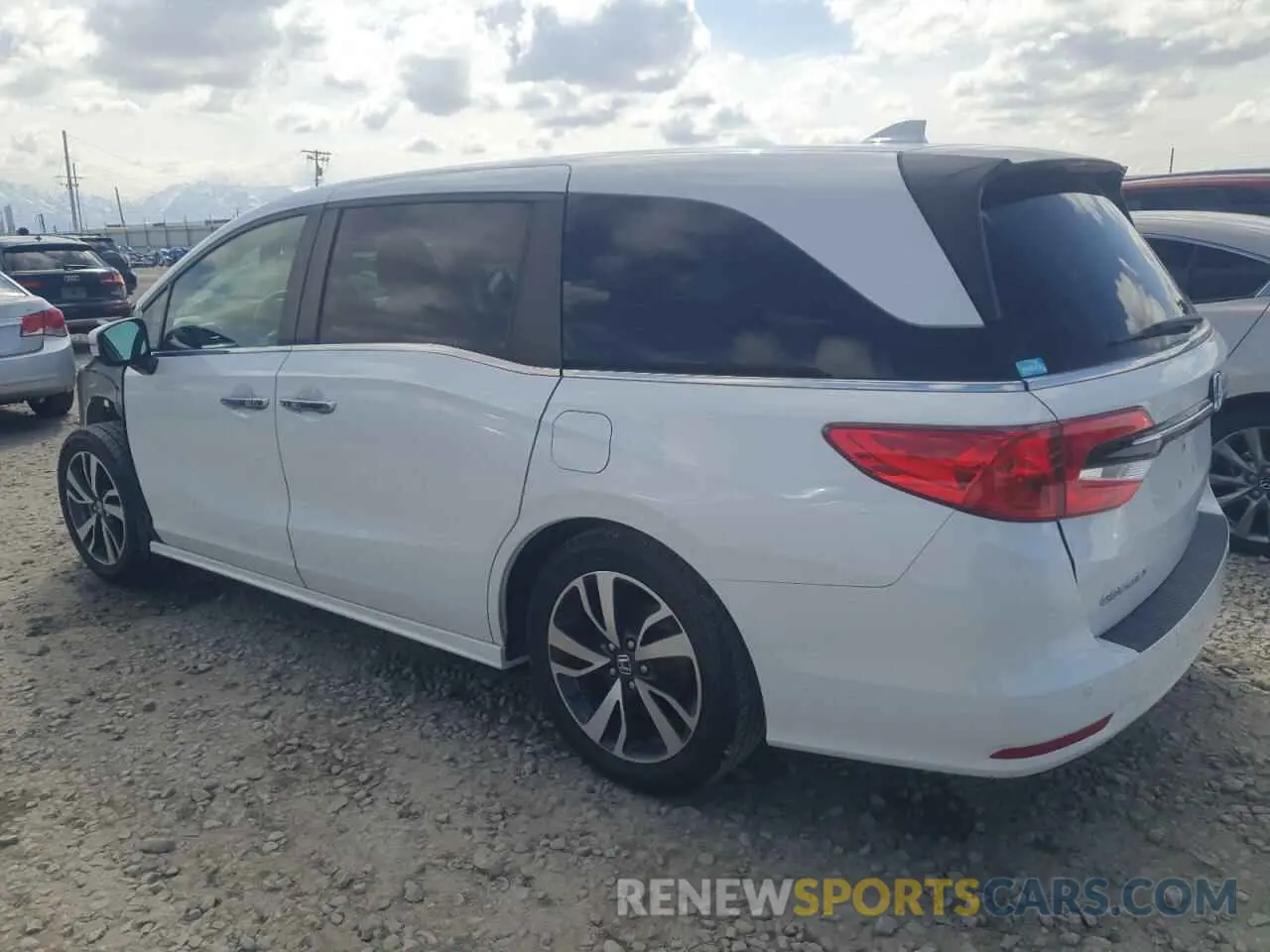 2 fotografías del automóvil dañado 5FNRL6H87MB016571 HONDA ODYSSEY 2021