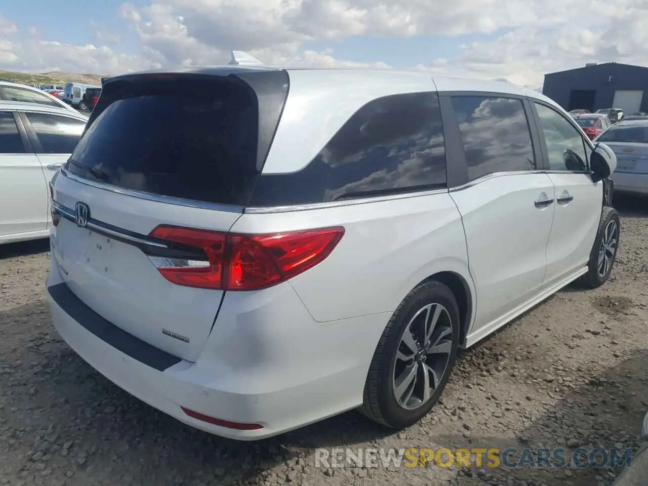 3 fotografías del automóvil dañado 5FNRL6H87MB016571 HONDA ODYSSEY 2021