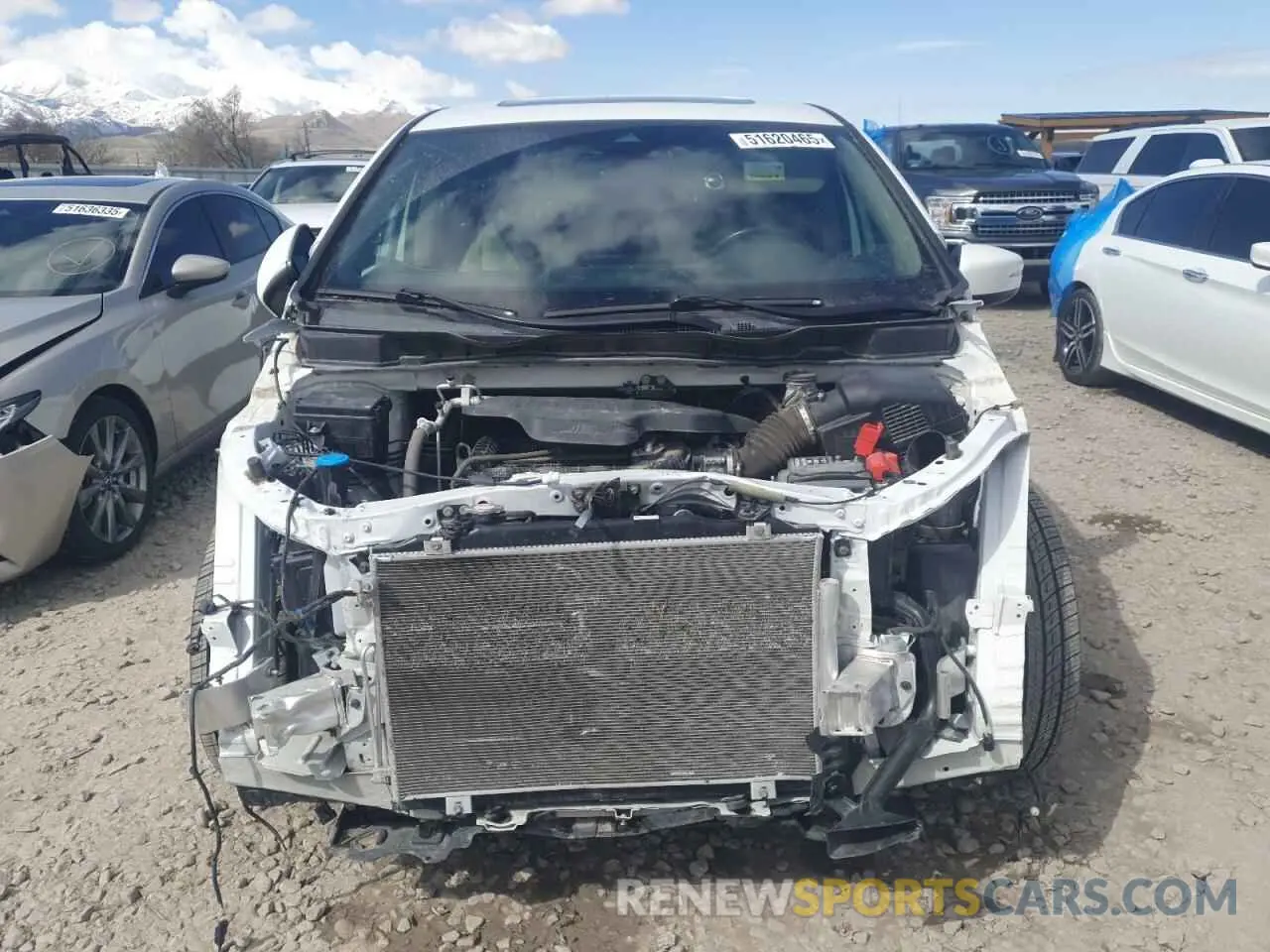 5 fotografías del automóvil dañado 5FNRL6H87MB016571 HONDA ODYSSEY 2021