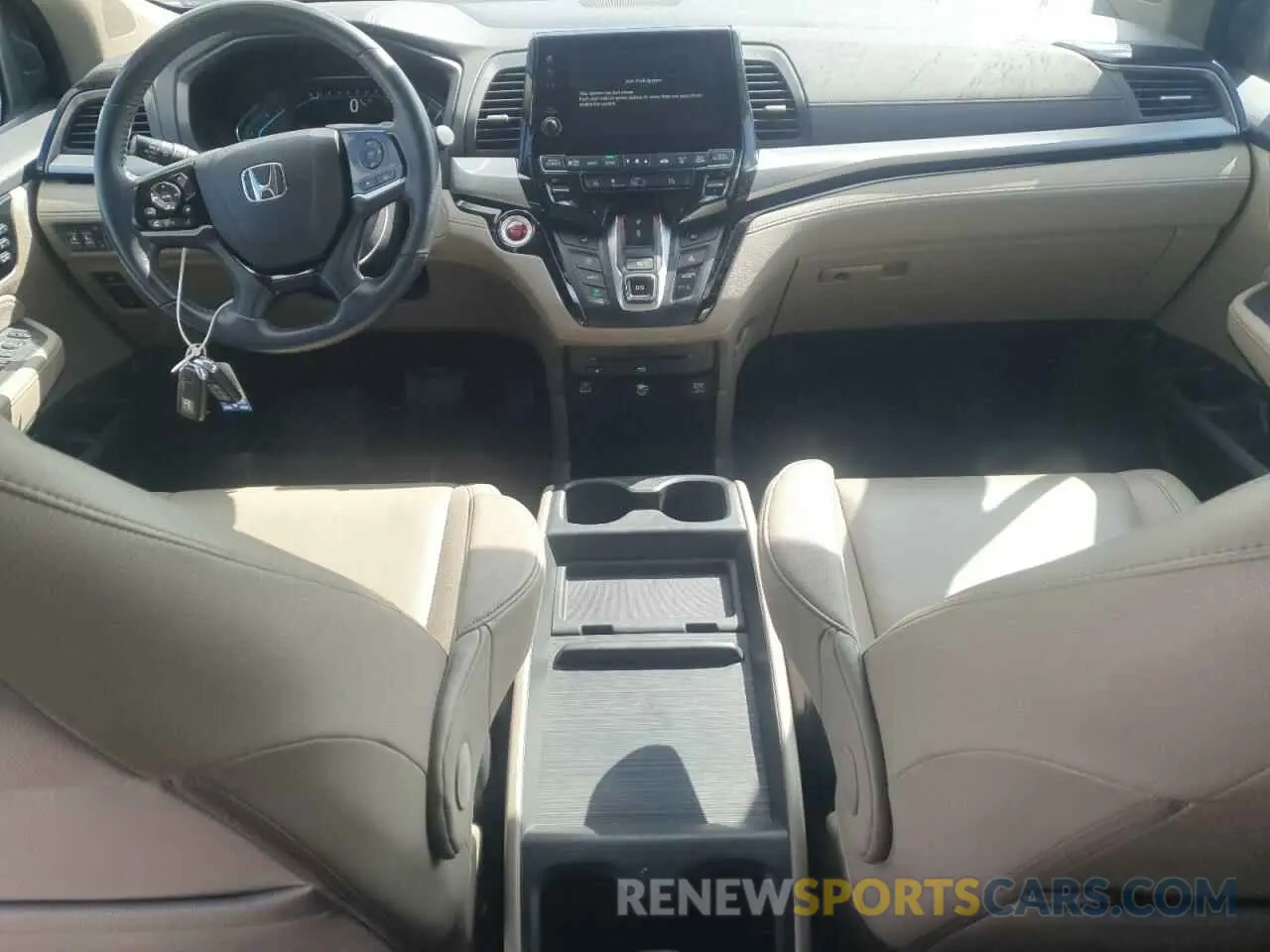8 fotografías del automóvil dañado 5FNRL6H87MB016571 HONDA ODYSSEY 2021