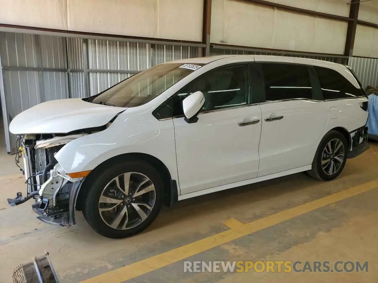 1 fotografías del automóvil dañado 5FNRL6H89MB018290 HONDA ODYSSEY 2021