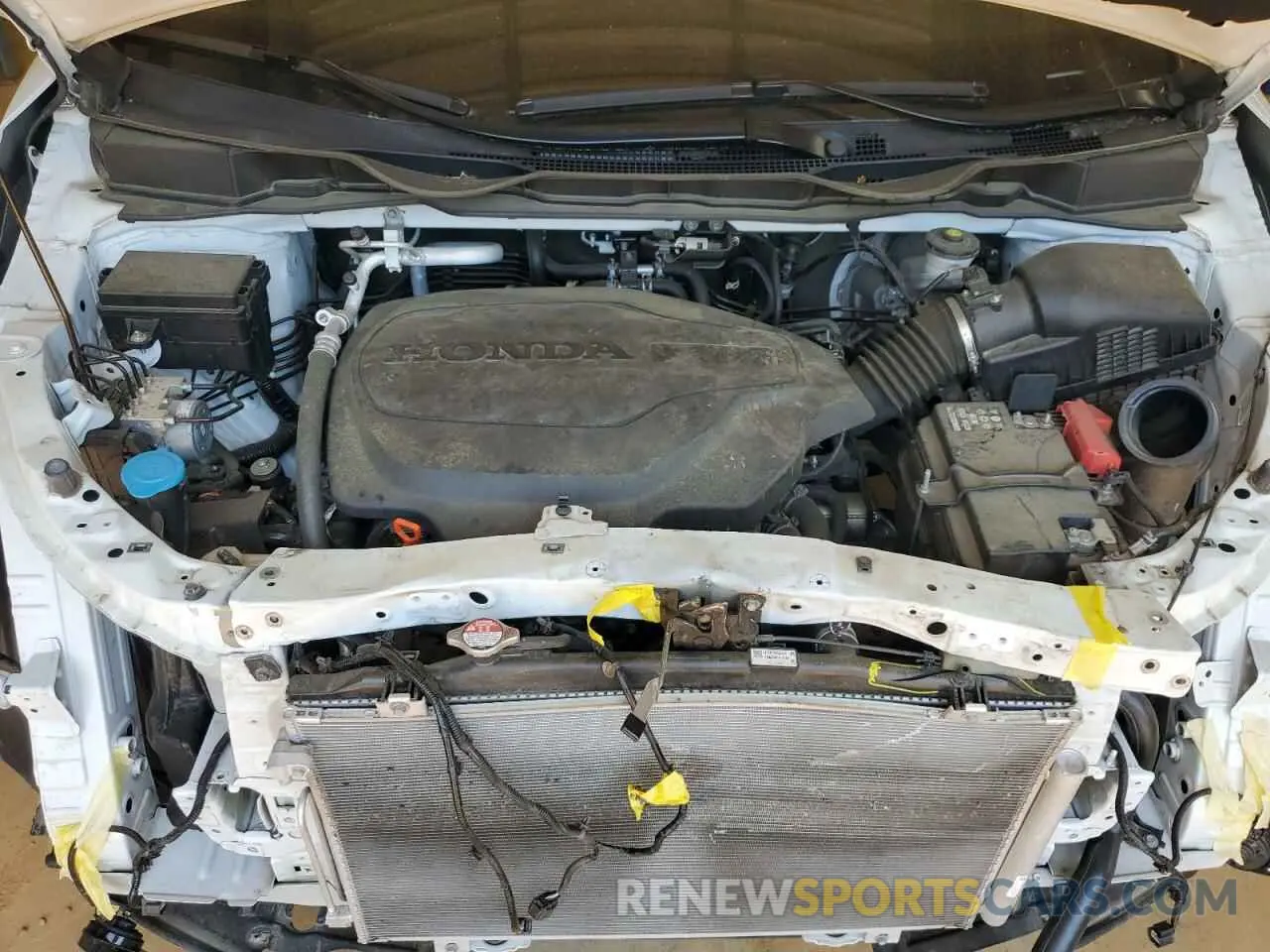 12 fotografías del automóvil dañado 5FNRL6H89MB018290 HONDA ODYSSEY 2021