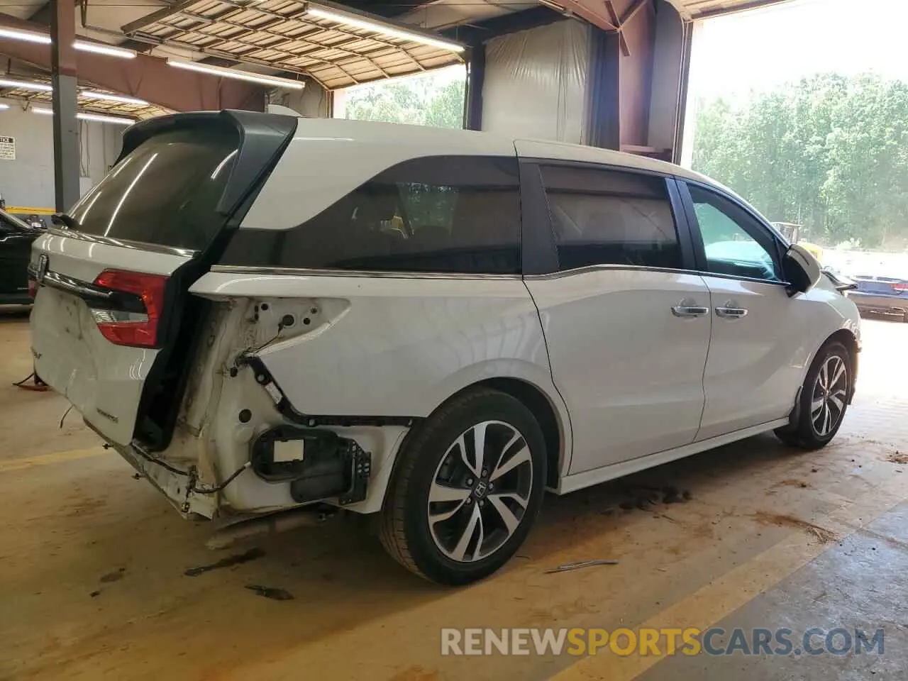 3 fotografías del automóvil dañado 5FNRL6H89MB018290 HONDA ODYSSEY 2021