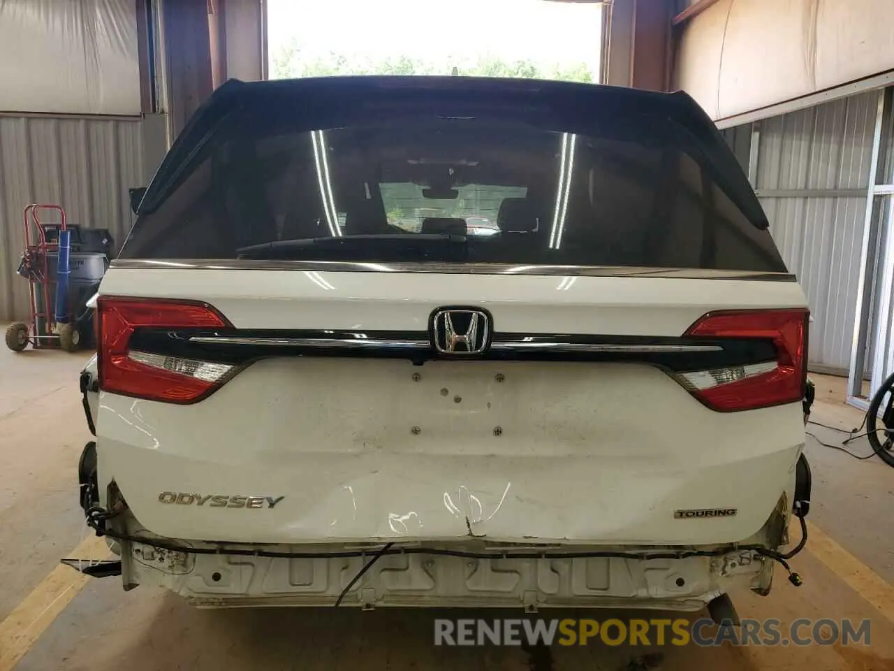 6 fotografías del automóvil dañado 5FNRL6H89MB018290 HONDA ODYSSEY 2021