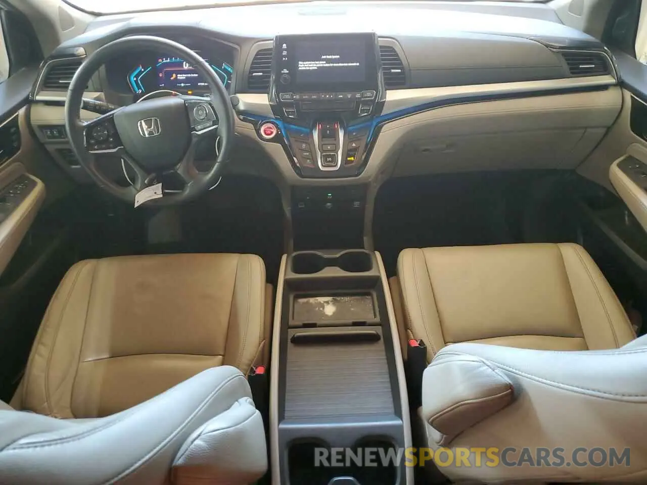 8 fotografías del automóvil dañado 5FNRL6H89MB018290 HONDA ODYSSEY 2021