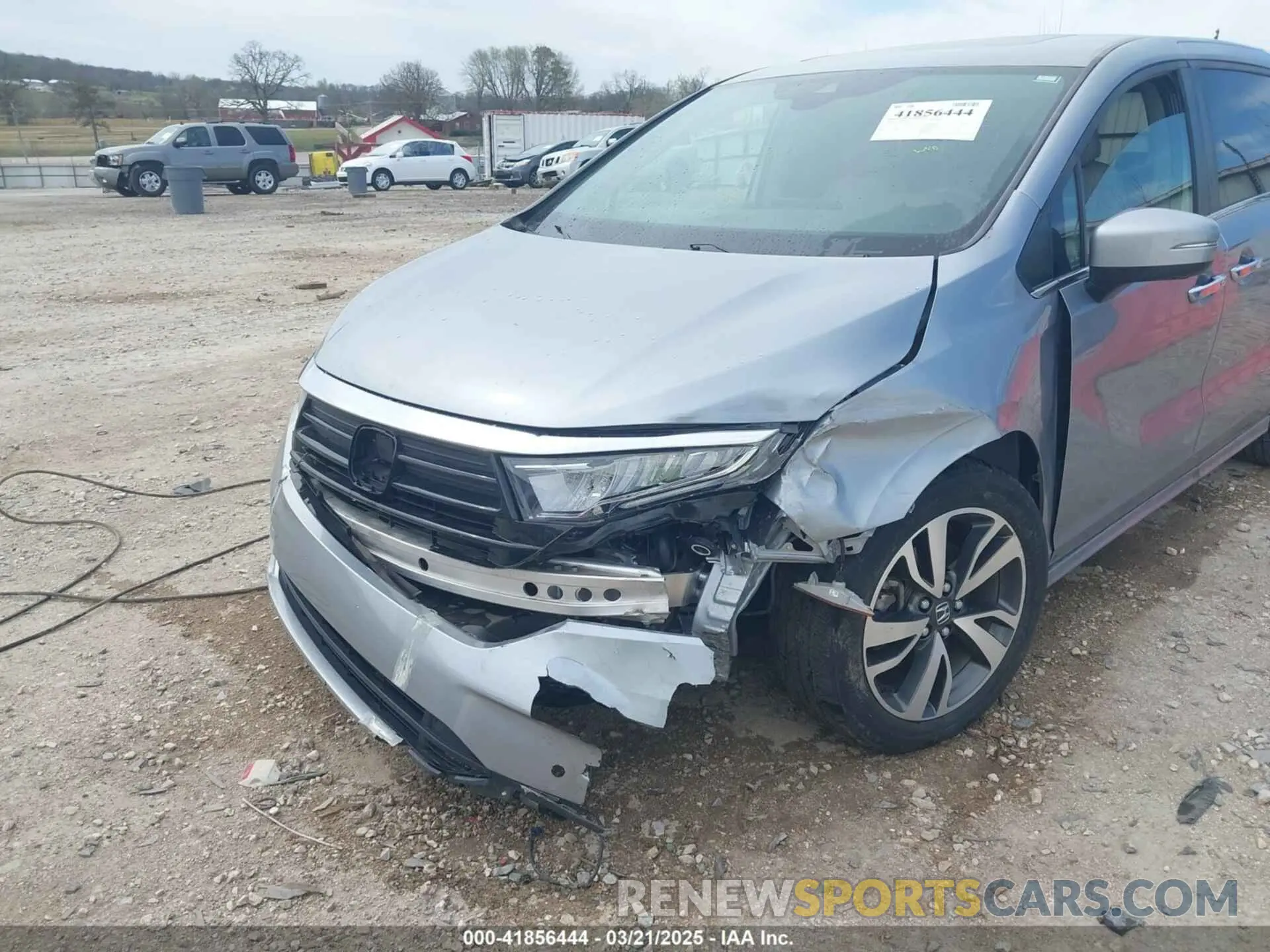 6 fotografías del automóvil dañado 5FNRL6H8XMB034837 HONDA ODYSSEY 2021