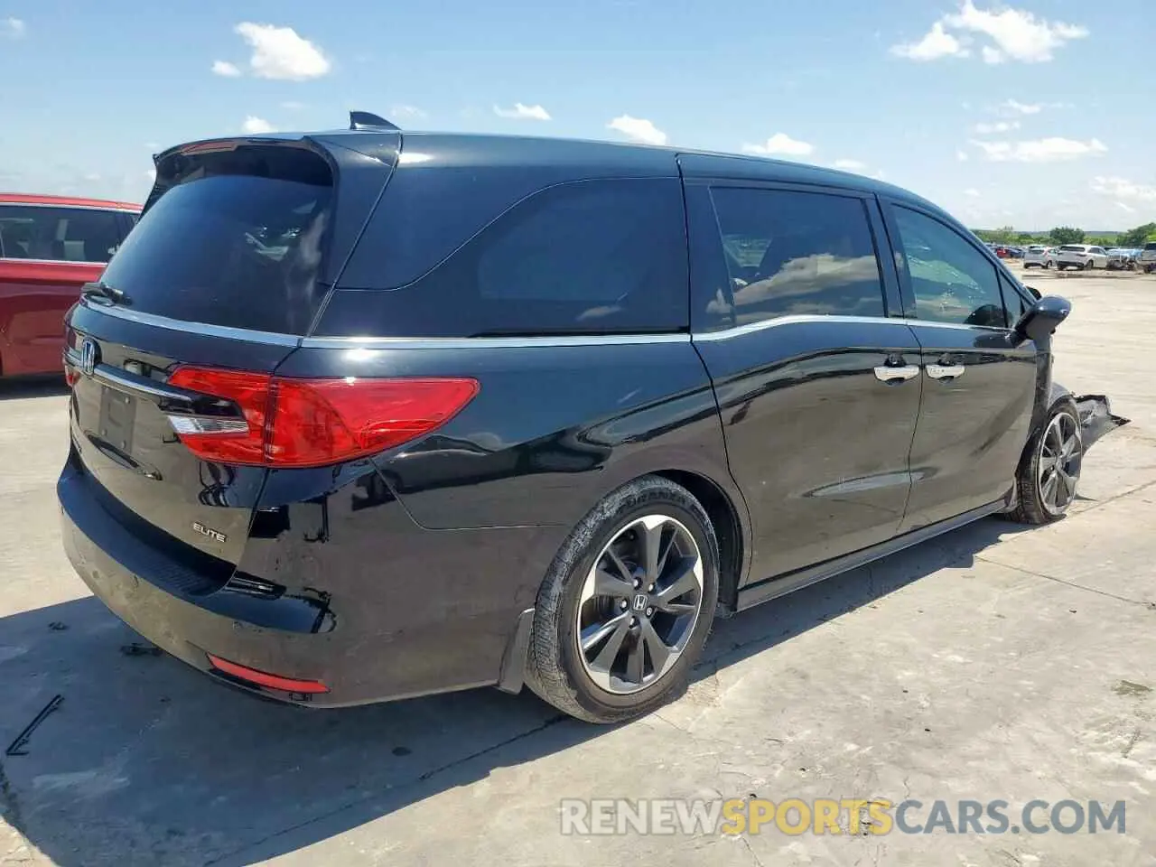 3 fotografías del automóvil dañado 5FNRL6H91MB006353 HONDA ODYSSEY 2021