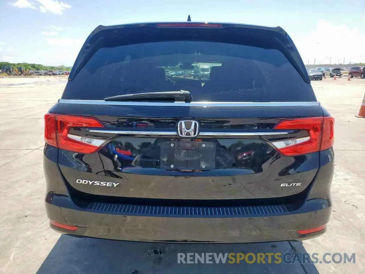 6 fotografías del automóvil dañado 5FNRL6H91MB006353 HONDA ODYSSEY 2021