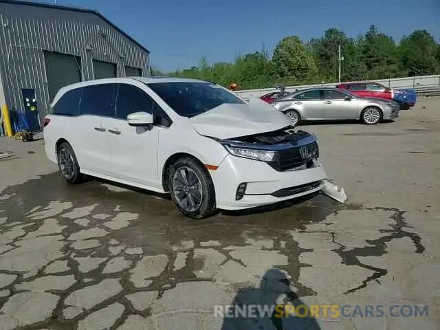 15 fotografías del automóvil dañado 5FNRL6H97MB009998 HONDA ODYSSEY 2021