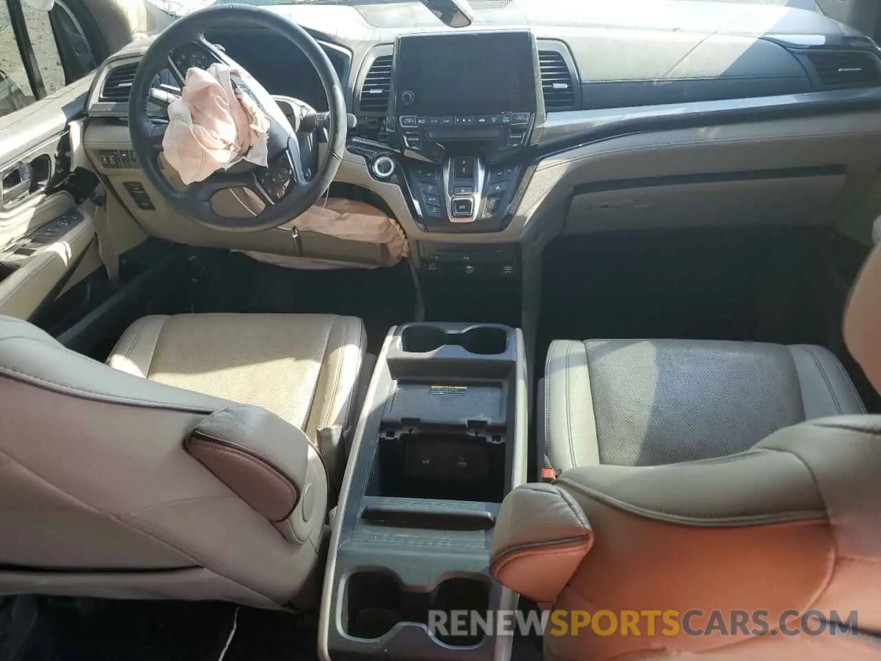 8 fotografías del automóvil dañado 5FNRL6H97MB009998 HONDA ODYSSEY 2021