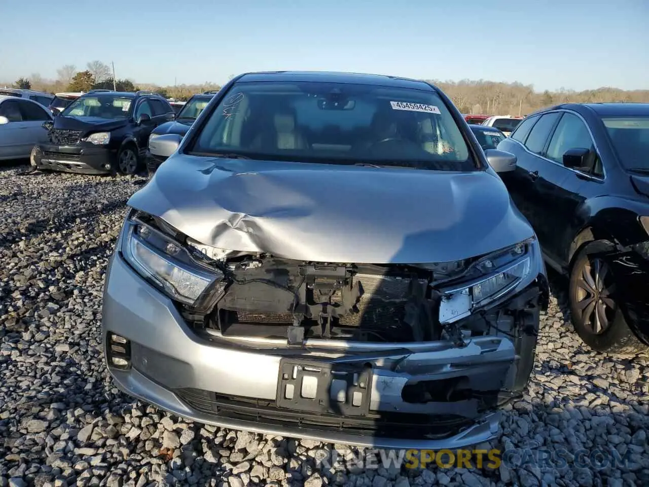 5 fotografías del automóvil dañado 5FNRL6H99MB017794 HONDA ODYSSEY 2021