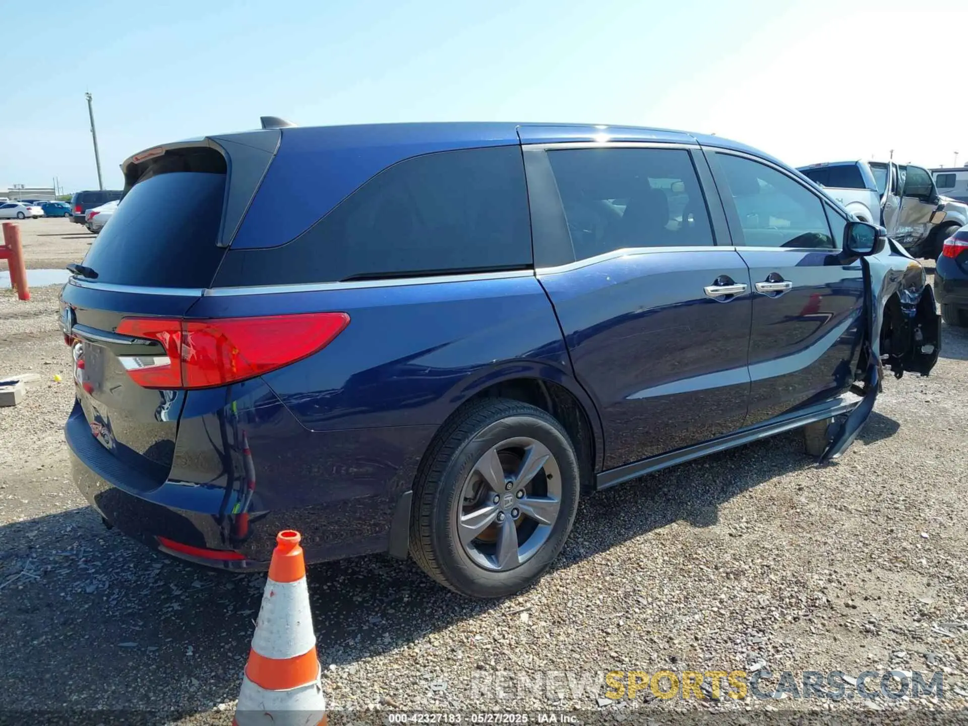 4 fotografías del automóvil dañado 5FNRL6H50NB000347 HONDA ODYSSEY 2022