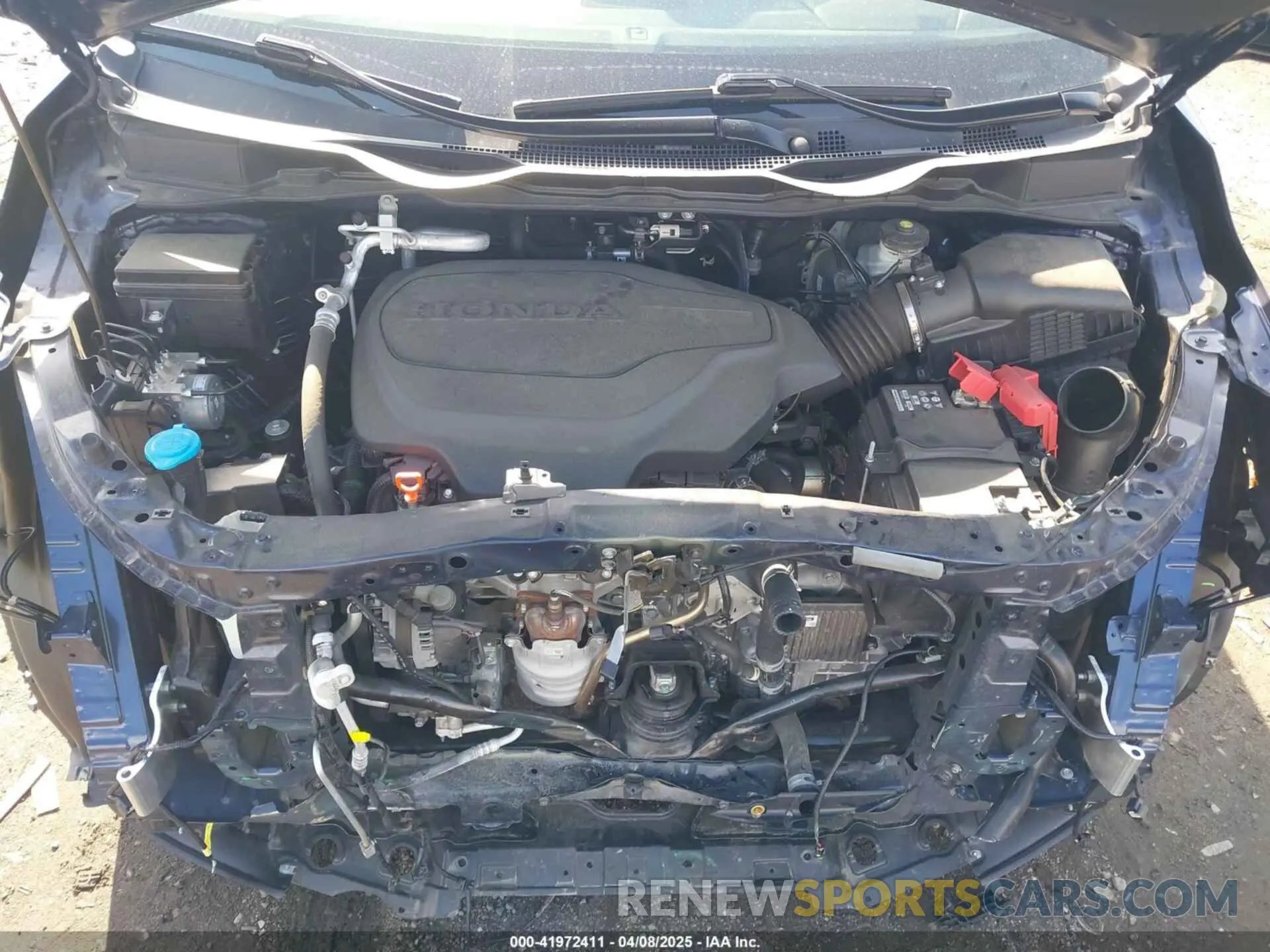 10 fotografías del automóvil dañado 5FNRL6H56NB048063 HONDA ODYSSEY 2022