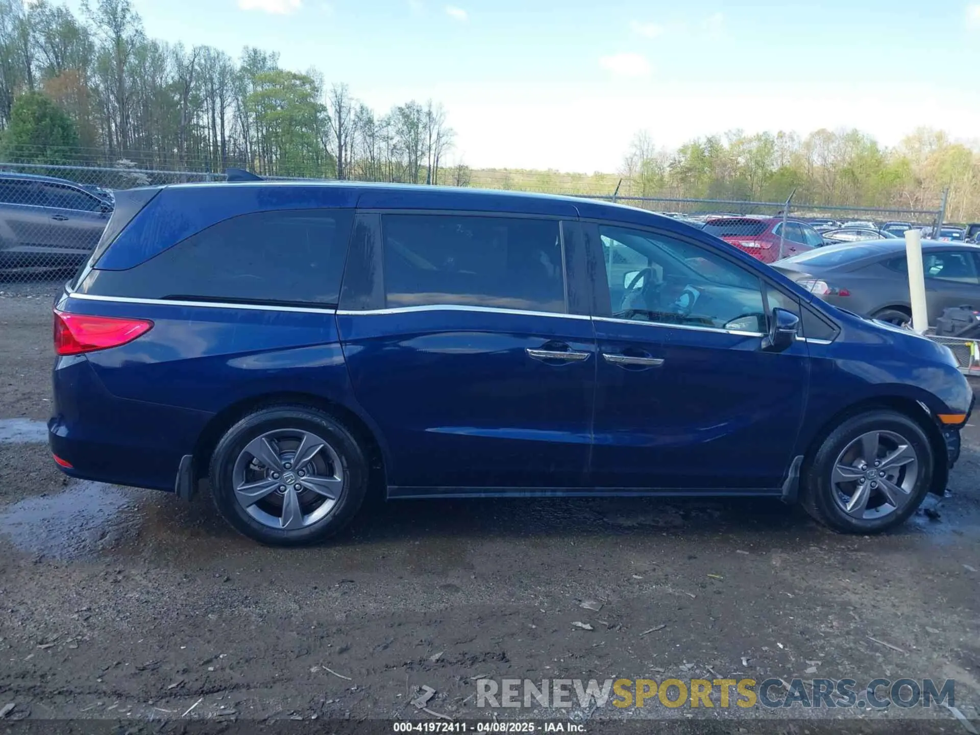 14 fotografías del automóvil dañado 5FNRL6H56NB048063 HONDA ODYSSEY 2022