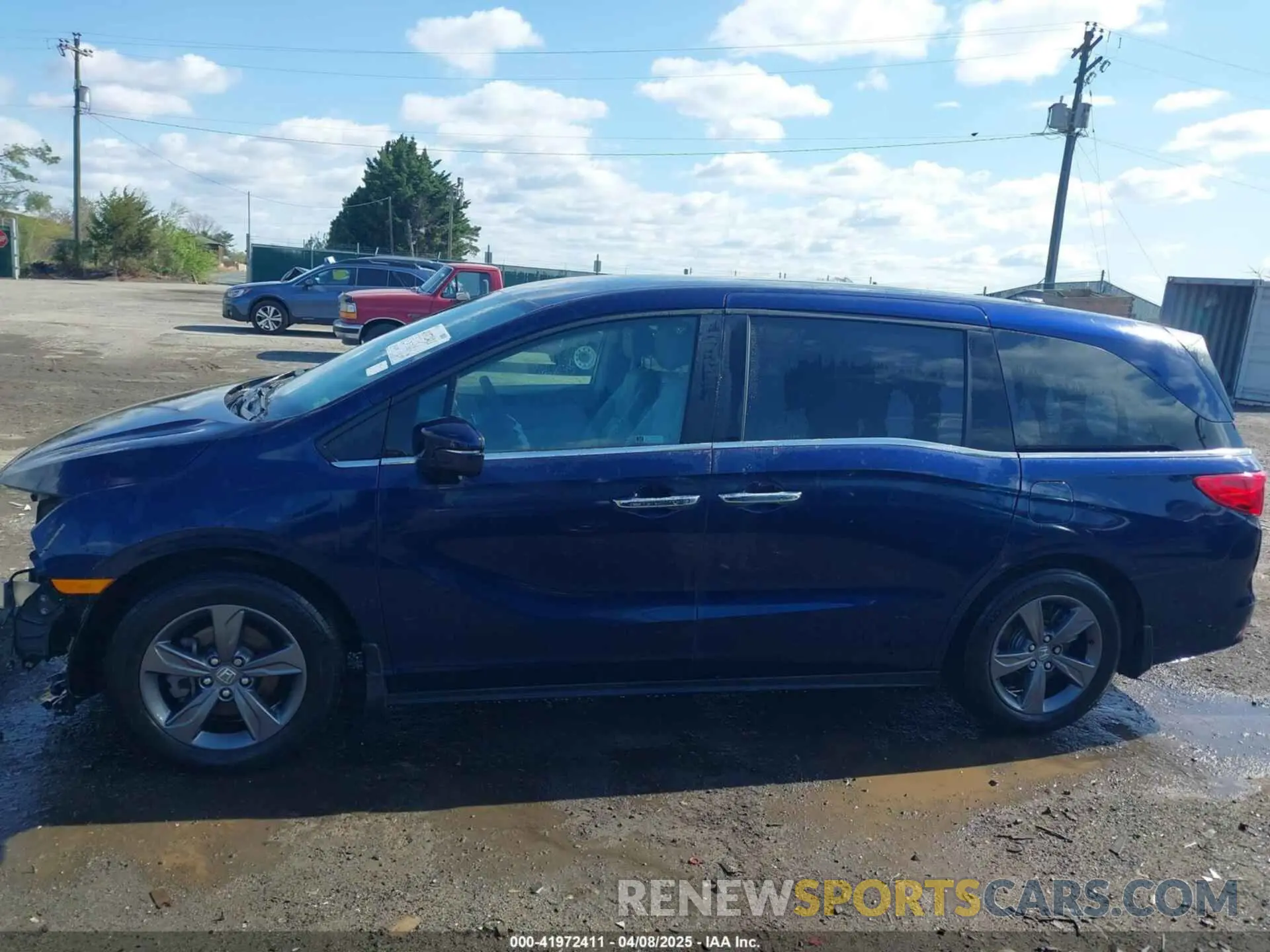 15 fotografías del automóvil dañado 5FNRL6H56NB048063 HONDA ODYSSEY 2022