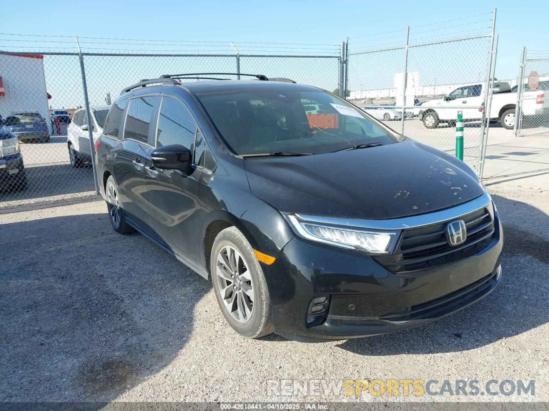 1 fotografías del automóvil dañado 5FNRL6H75NB049044 HONDA ODYSSEY 2022