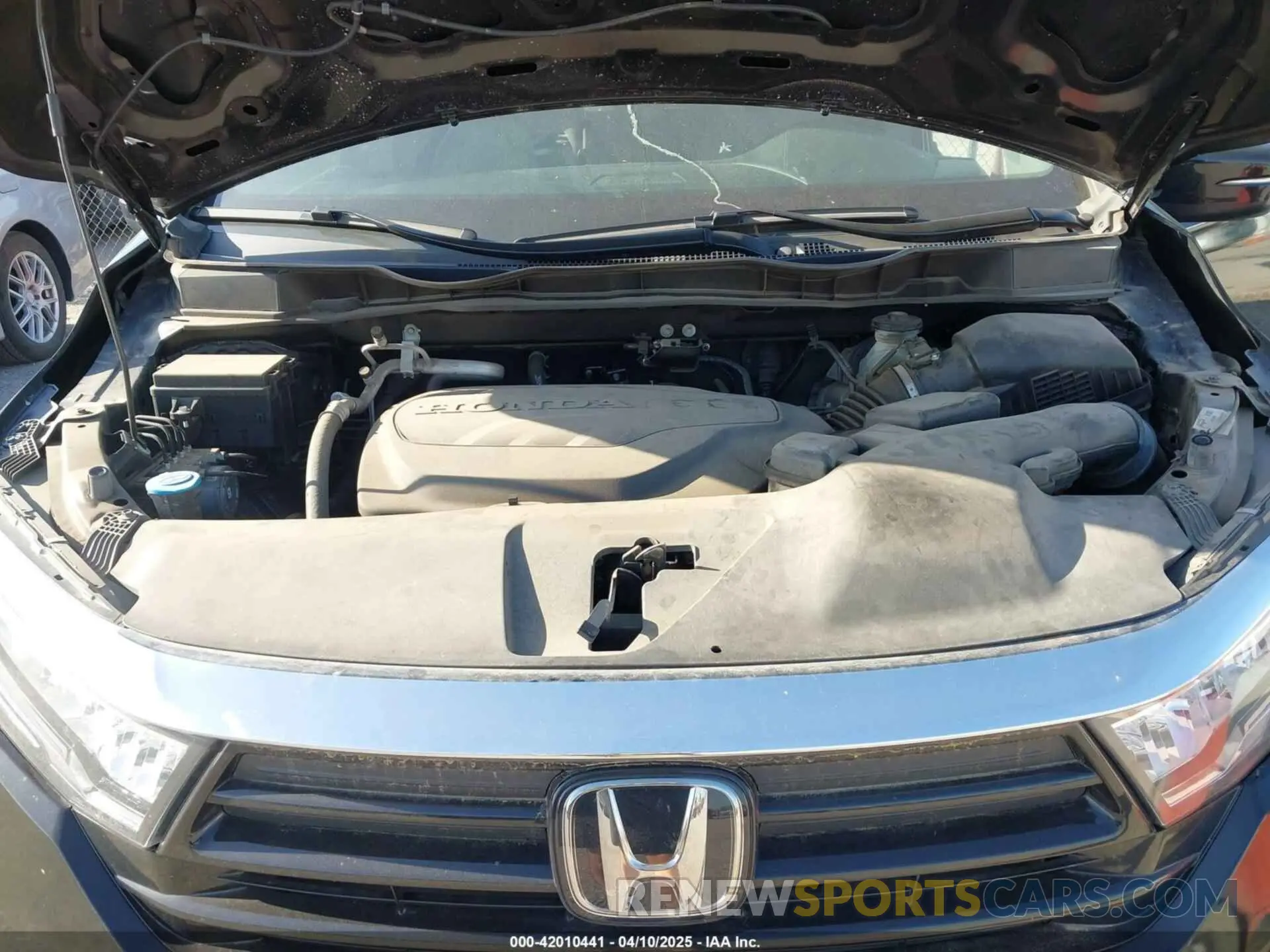 10 fotografías del automóvil dañado 5FNRL6H75NB049044 HONDA ODYSSEY 2022