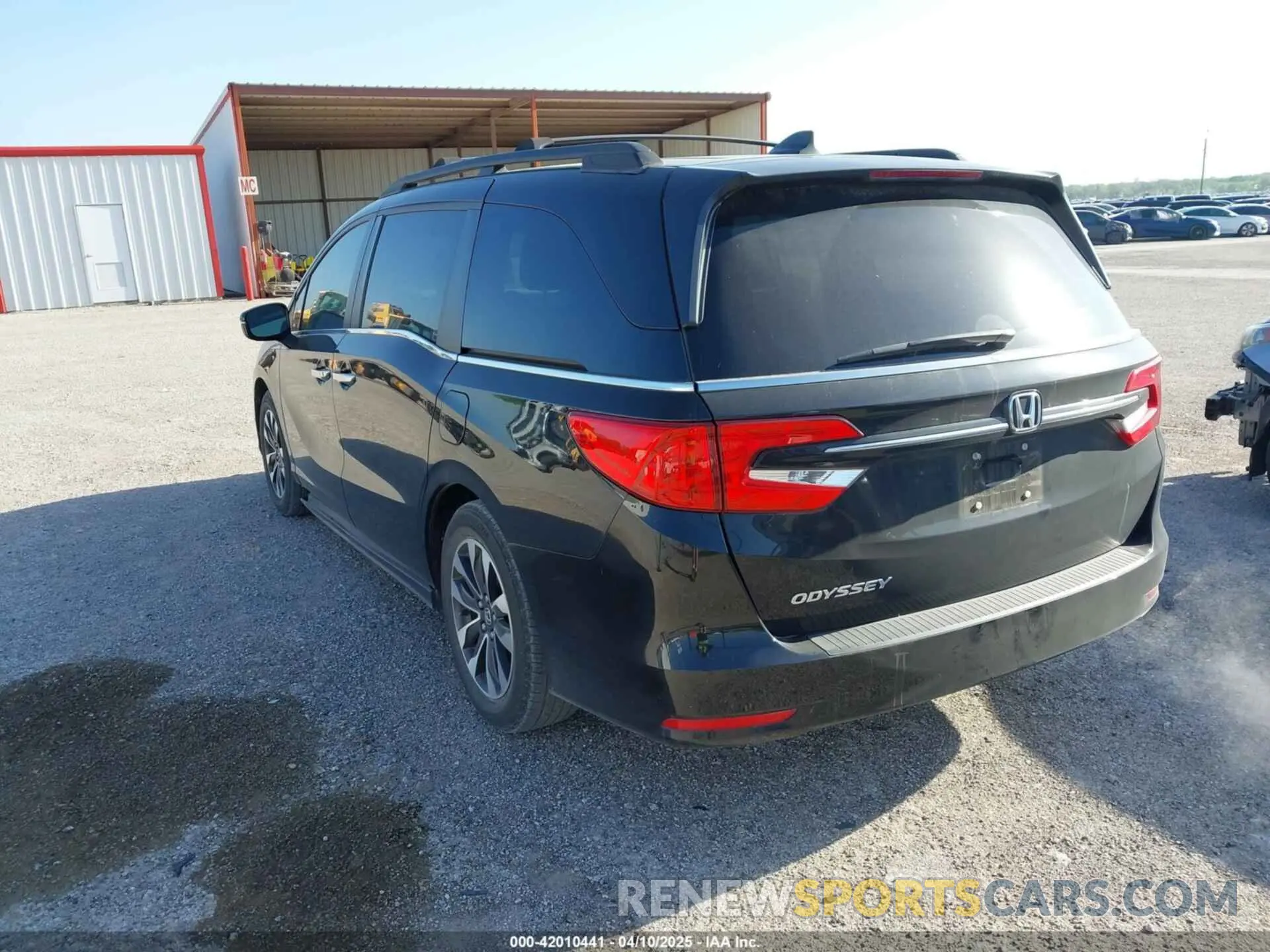 3 fotografías del automóvil dañado 5FNRL6H75NB049044 HONDA ODYSSEY 2022
