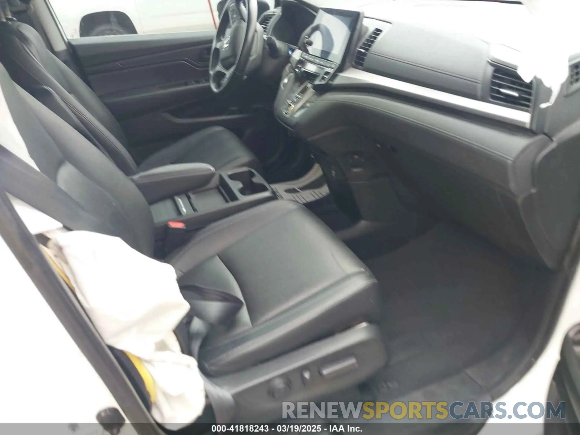5 fotografías del automóvil dañado 5FNRL6H76NB002248 HONDA ODYSSEY 2022