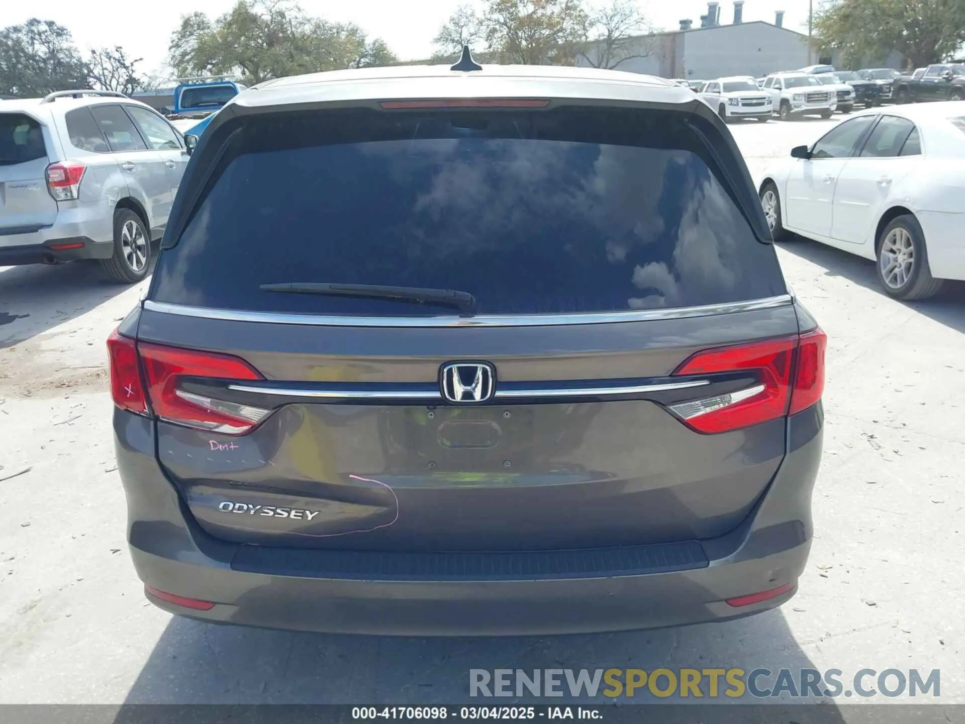 16 fotografías del automóvil dañado 5FNRL6H77NB031502 HONDA ODYSSEY 2022