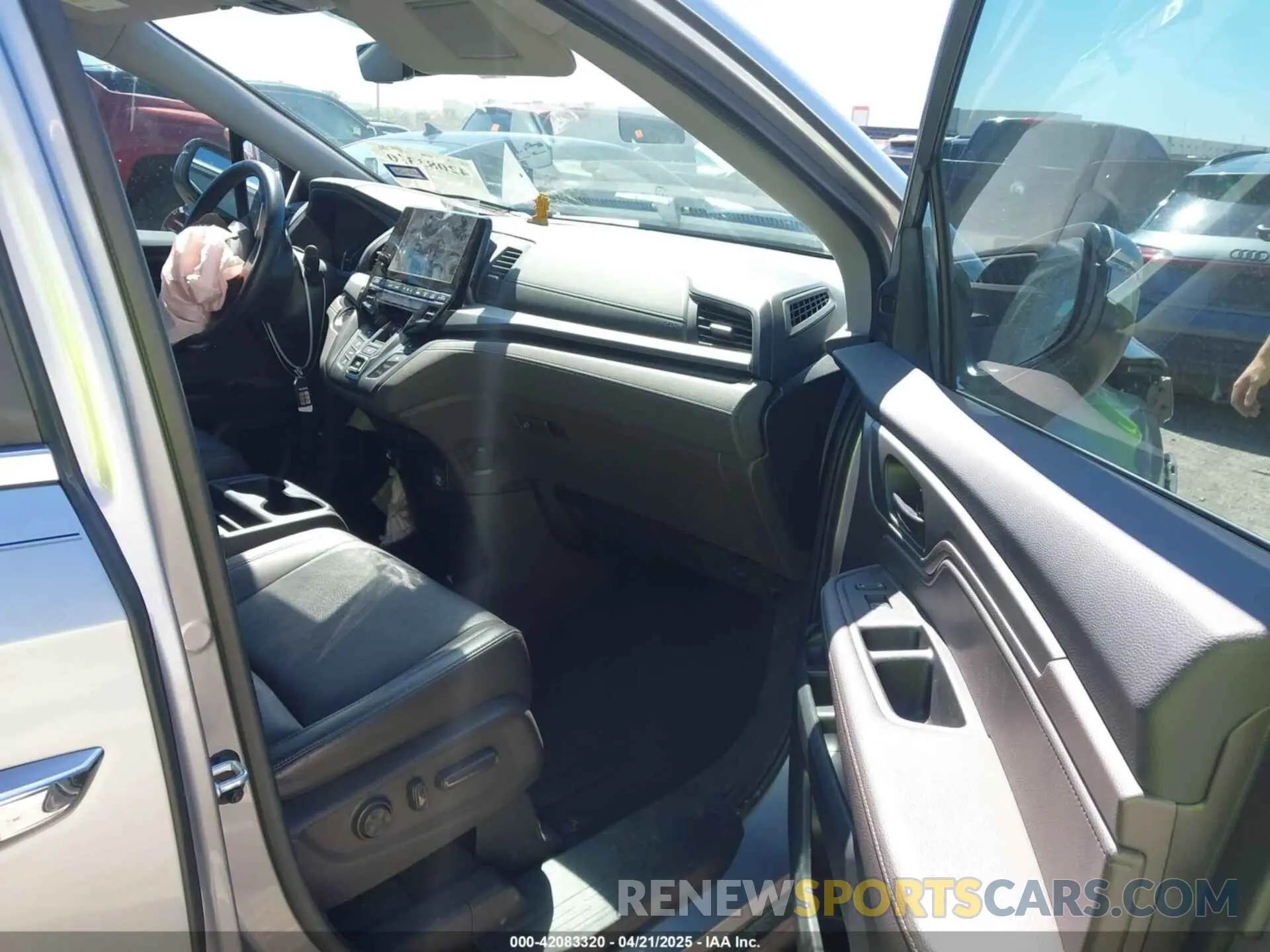 5 fotografías del automóvil dañado 5FNRL6H77NB060367 HONDA ODYSSEY 2022