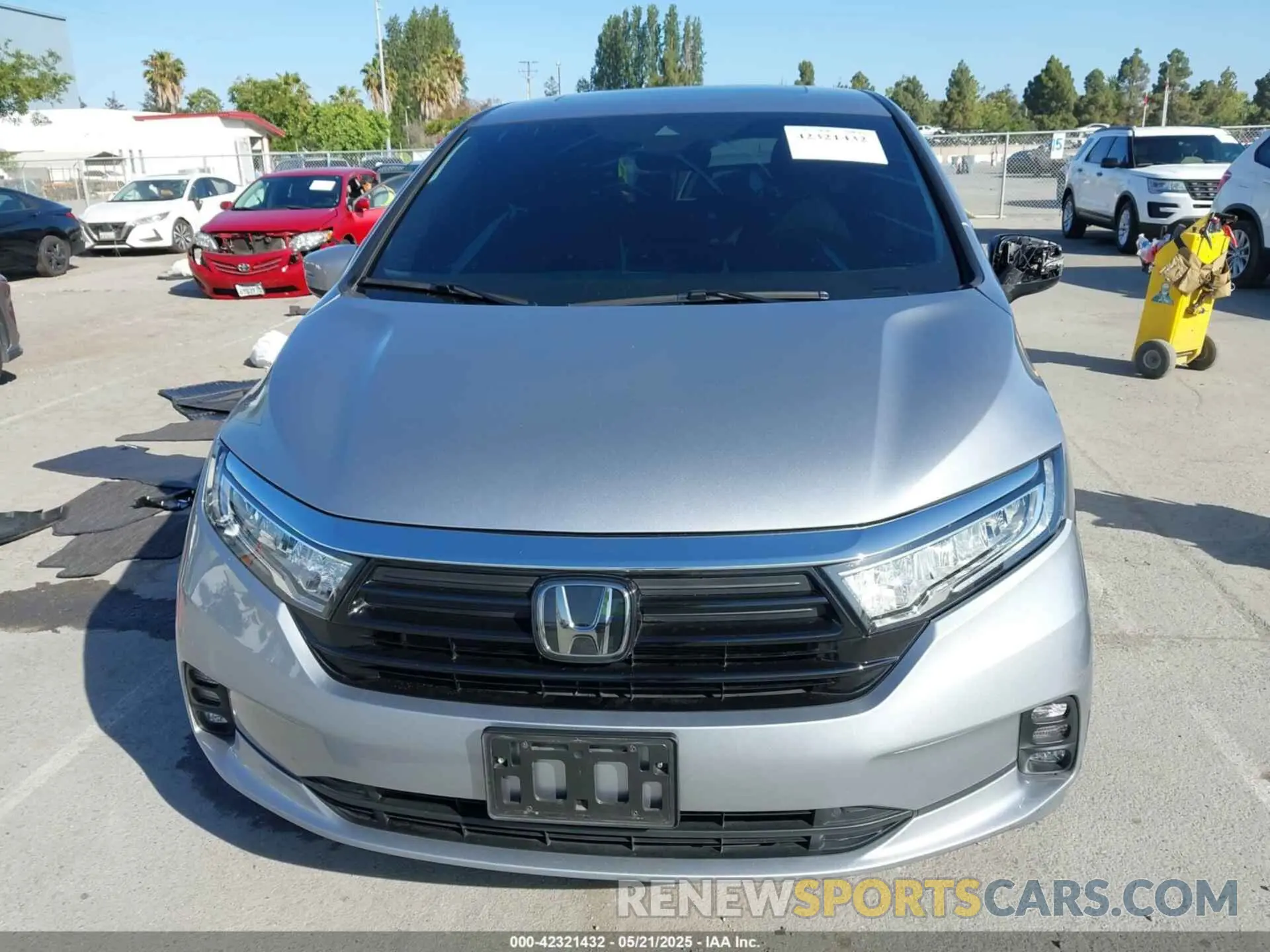 11 fotografías del automóvil dañado 5FNRL6H7XNB041733 HONDA ODYSSEY 2022
