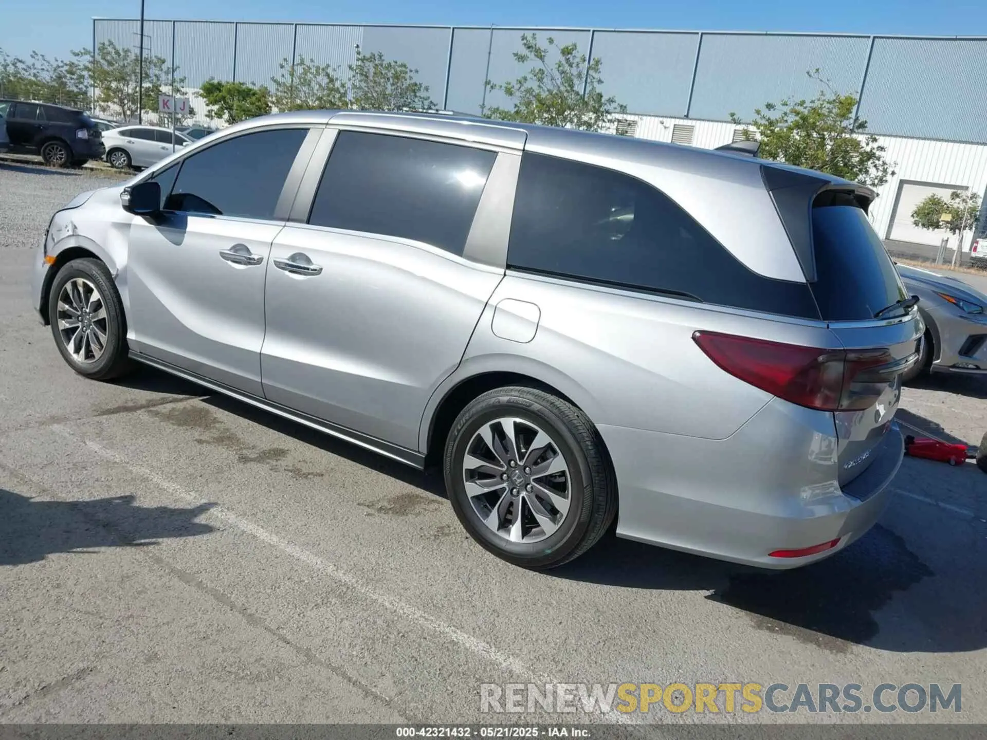 3 fotografías del automóvil dañado 5FNRL6H7XNB041733 HONDA ODYSSEY 2022