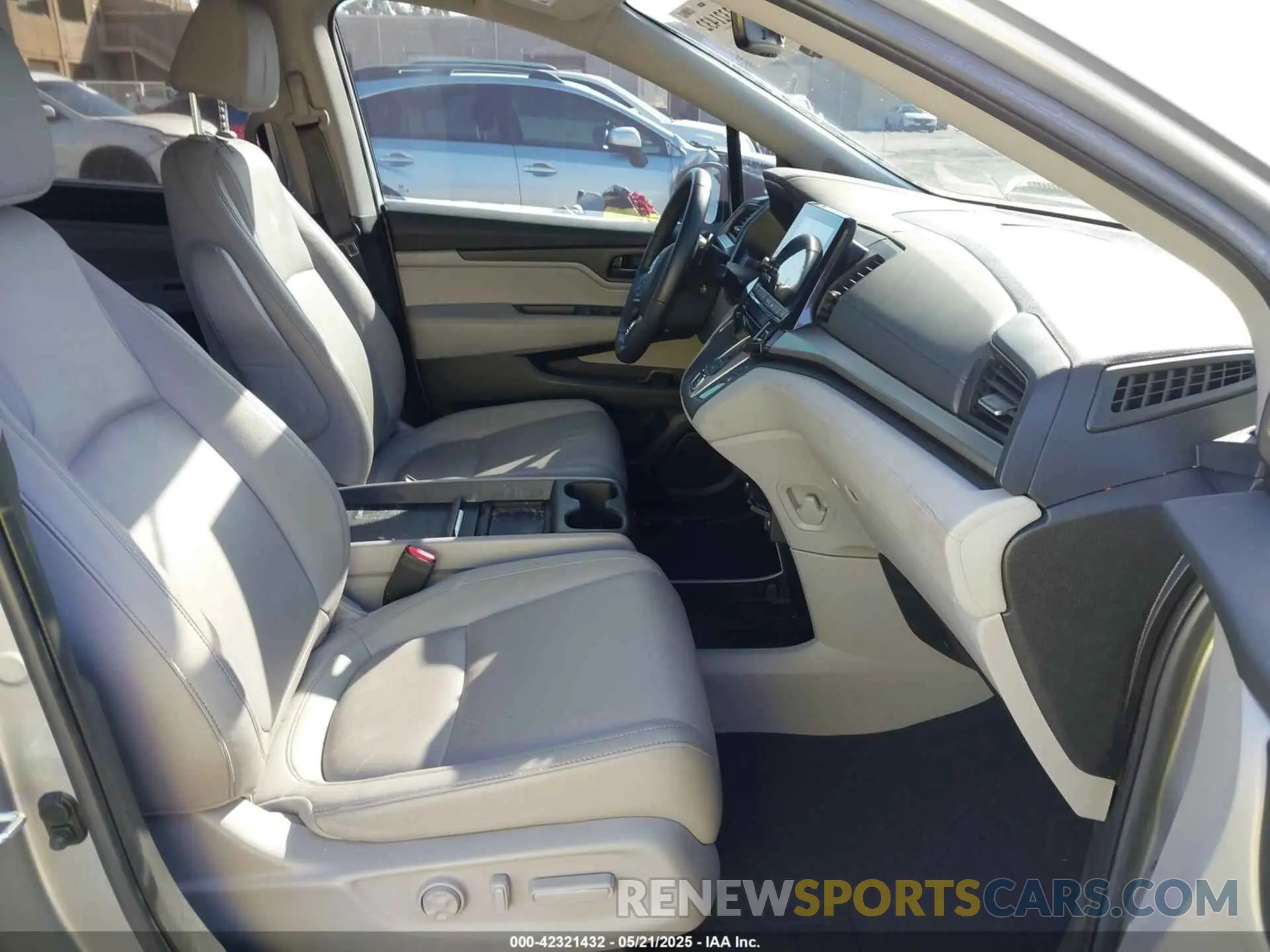 5 fotografías del automóvil dañado 5FNRL6H7XNB041733 HONDA ODYSSEY 2022