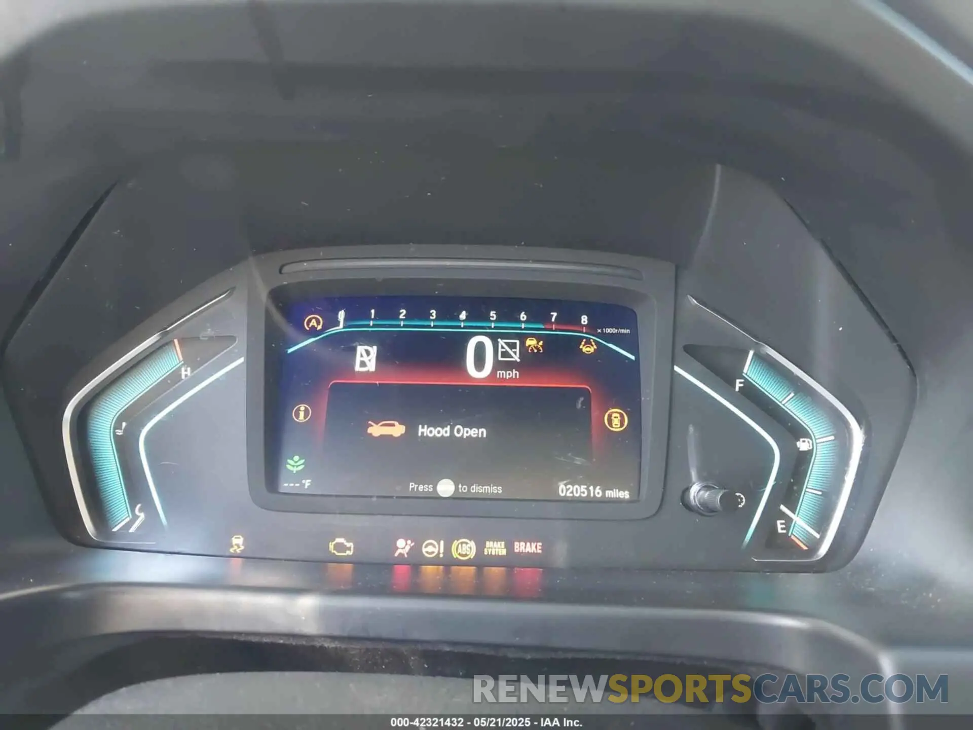 7 fotografías del automóvil dañado 5FNRL6H7XNB041733 HONDA ODYSSEY 2022
