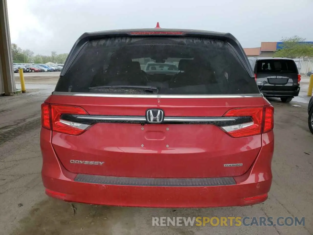 6 fotografías del automóvil dañado 5FNRL6H81NB017930 HONDA ODYSSEY 2022