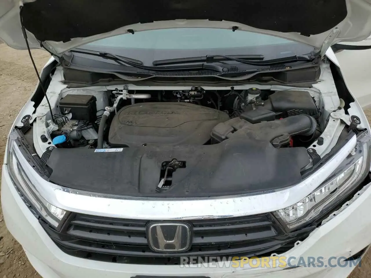 12 fotografías del automóvil dañado 5FNRL6H83NB041131 HONDA ODYSSEY 2022