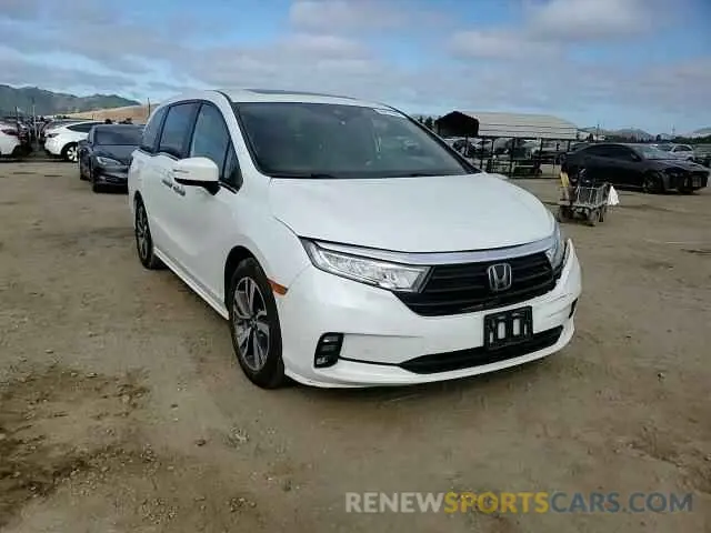 14 fotografías del automóvil dañado 5FNRL6H83NB041131 HONDA ODYSSEY 2022