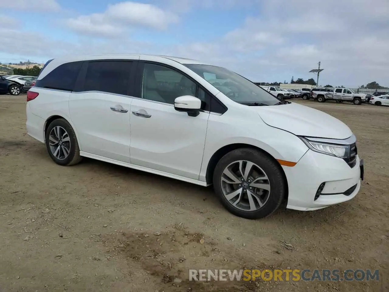 4 fotografías del automóvil dañado 5FNRL6H83NB041131 HONDA ODYSSEY 2022