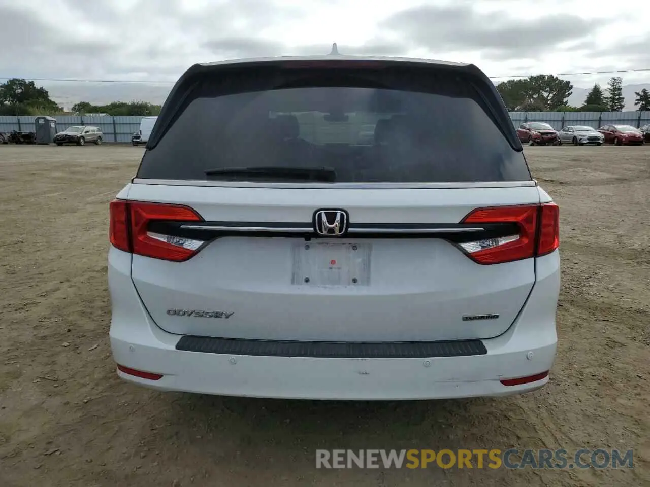 6 fotografías del automóvil dañado 5FNRL6H83NB041131 HONDA ODYSSEY 2022